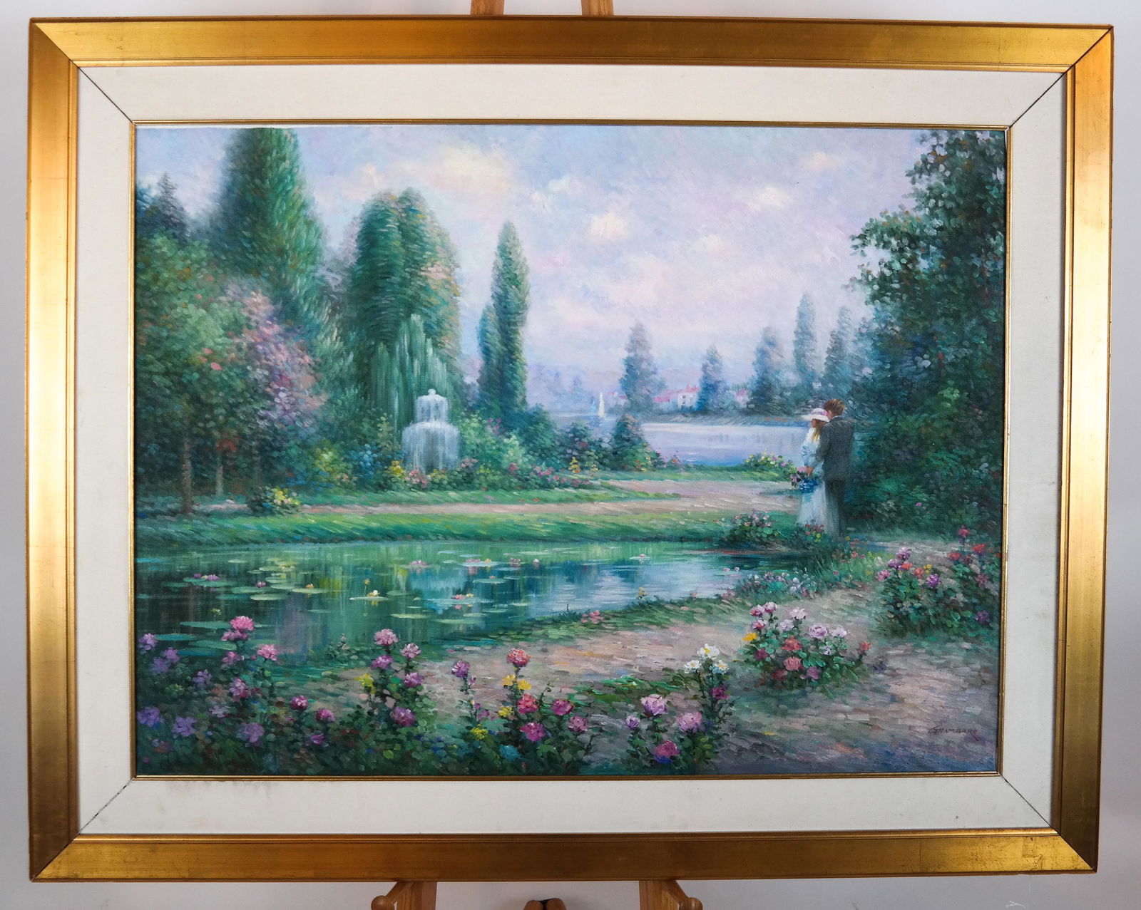 GHAMBARO: Impressionist Garden - O/C (1 of 7)
