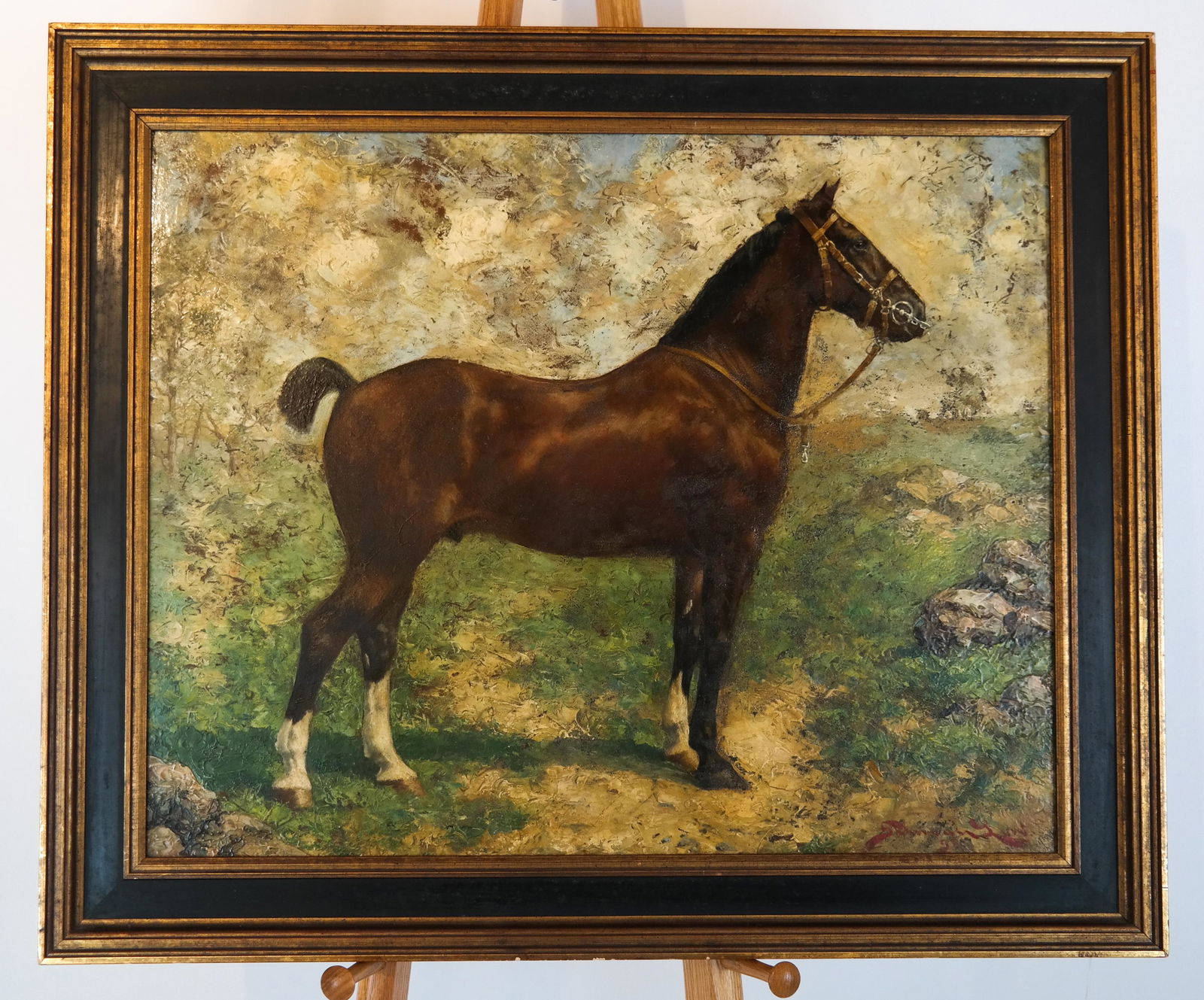 Portrait of a Horse - Oil on Board (1 of 12)