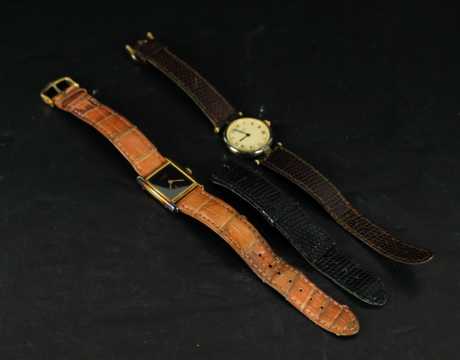 Two Must de Cartier Ladies Watches (1 of 6)