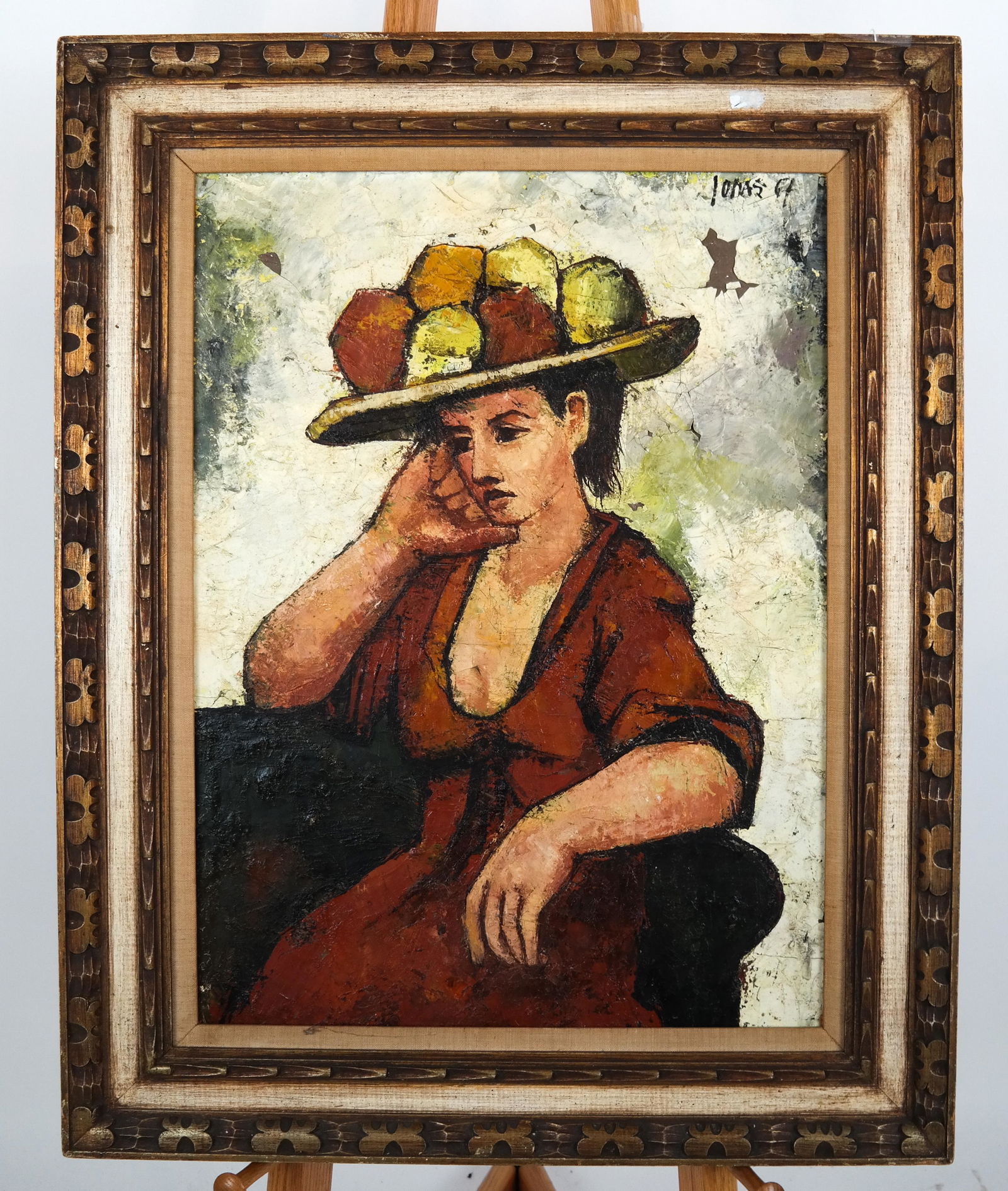 JONAS: Seated Woman with Hat - O/C (1 of 5)