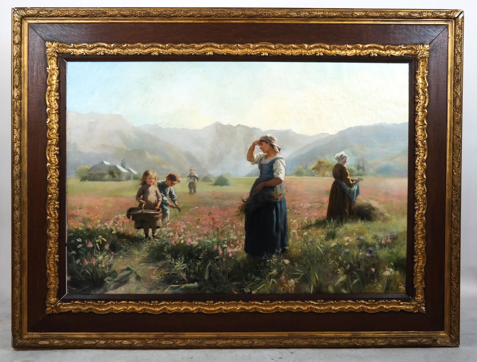 Marie CAIRE-TONOIR: Figures in a Landscape - O/C (1 of 7)