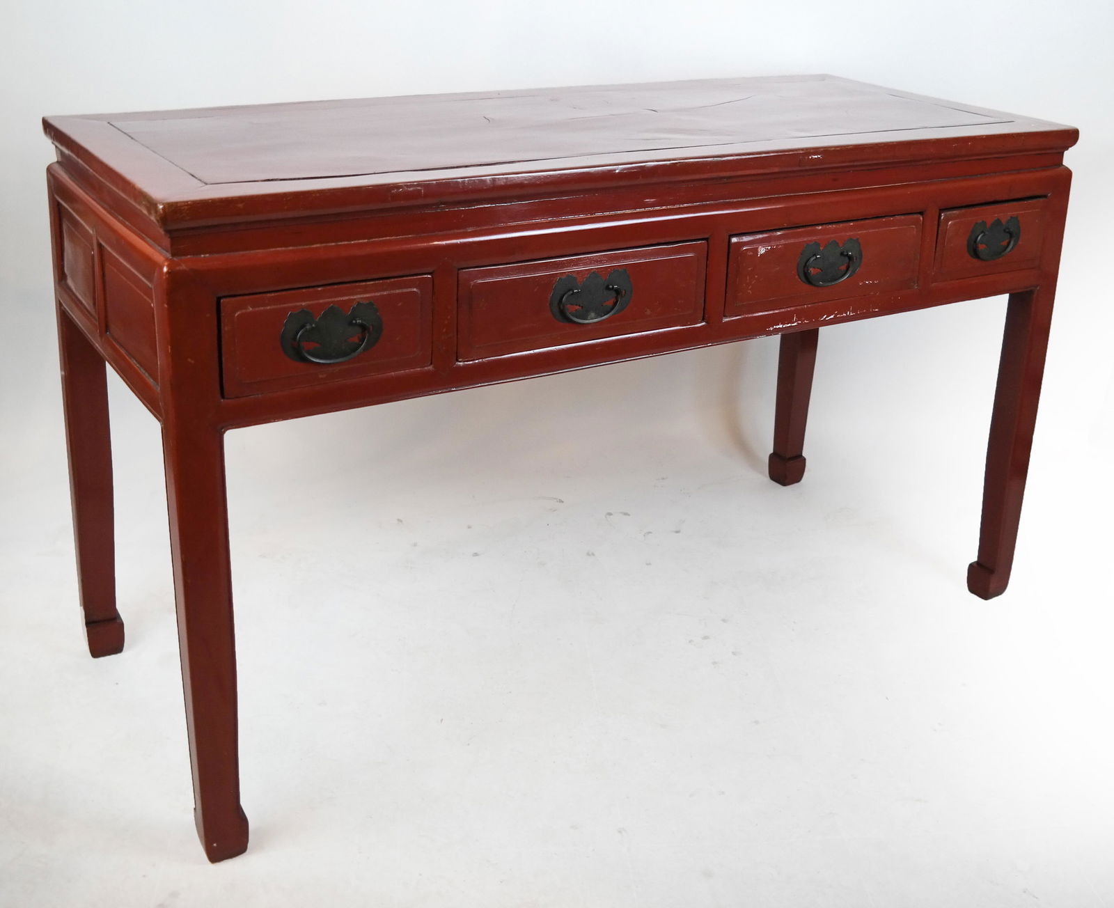 Chinese Red Lacquer Altar Table (1 of 6)
