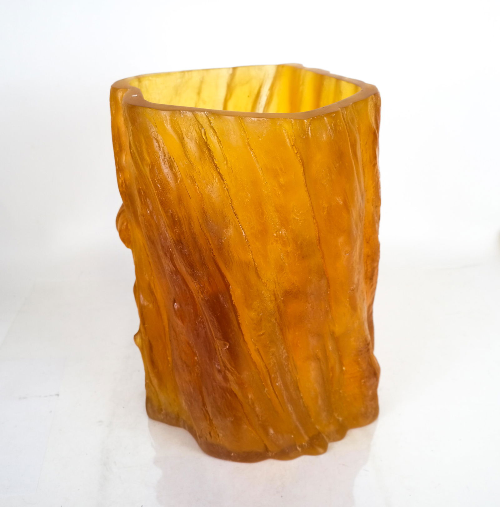Amber-Colored Vessel, Possibly Resin (1 of 7)