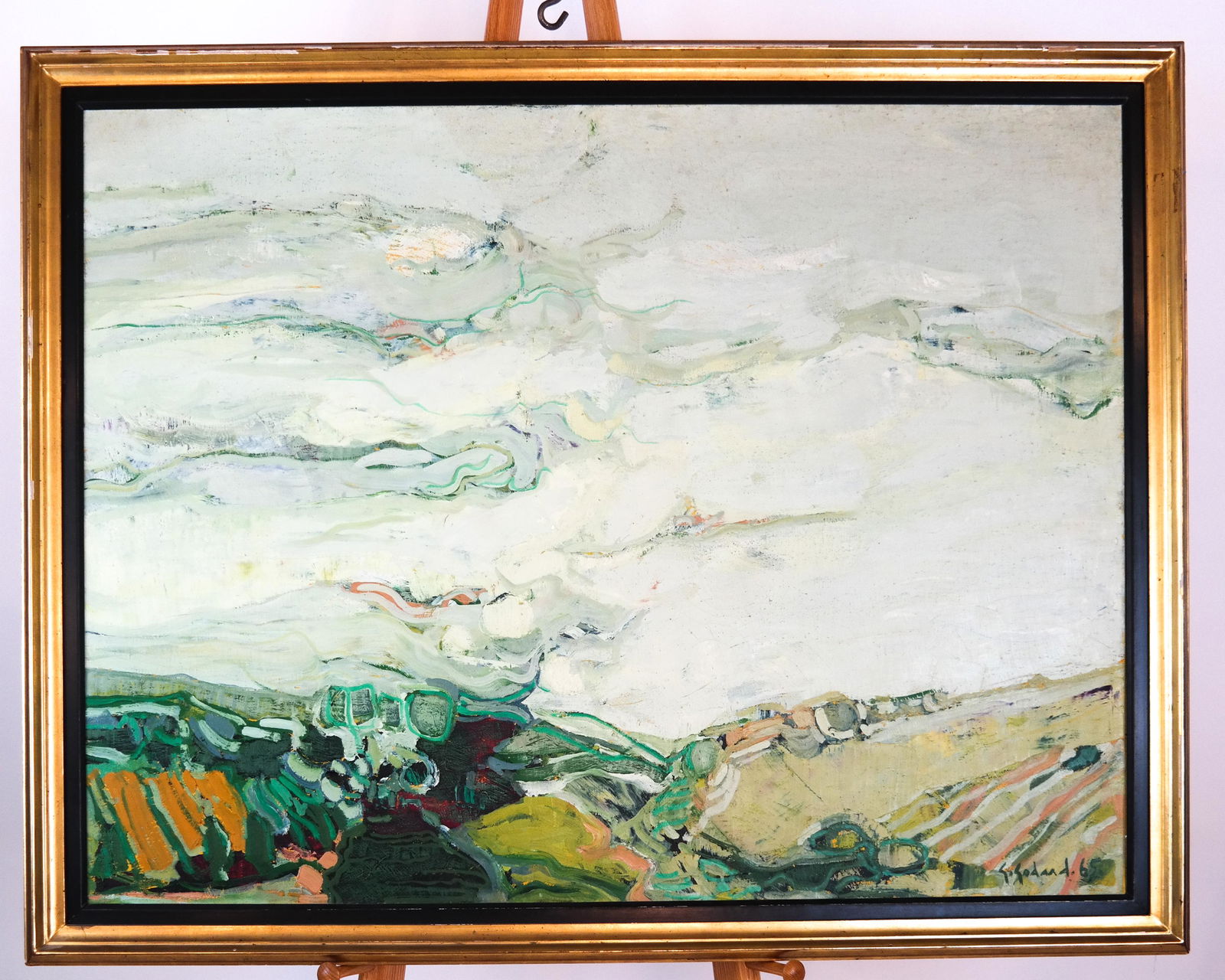 Gabriel GODARD: "Paysage a Signournais" - O/C (1 of 20)