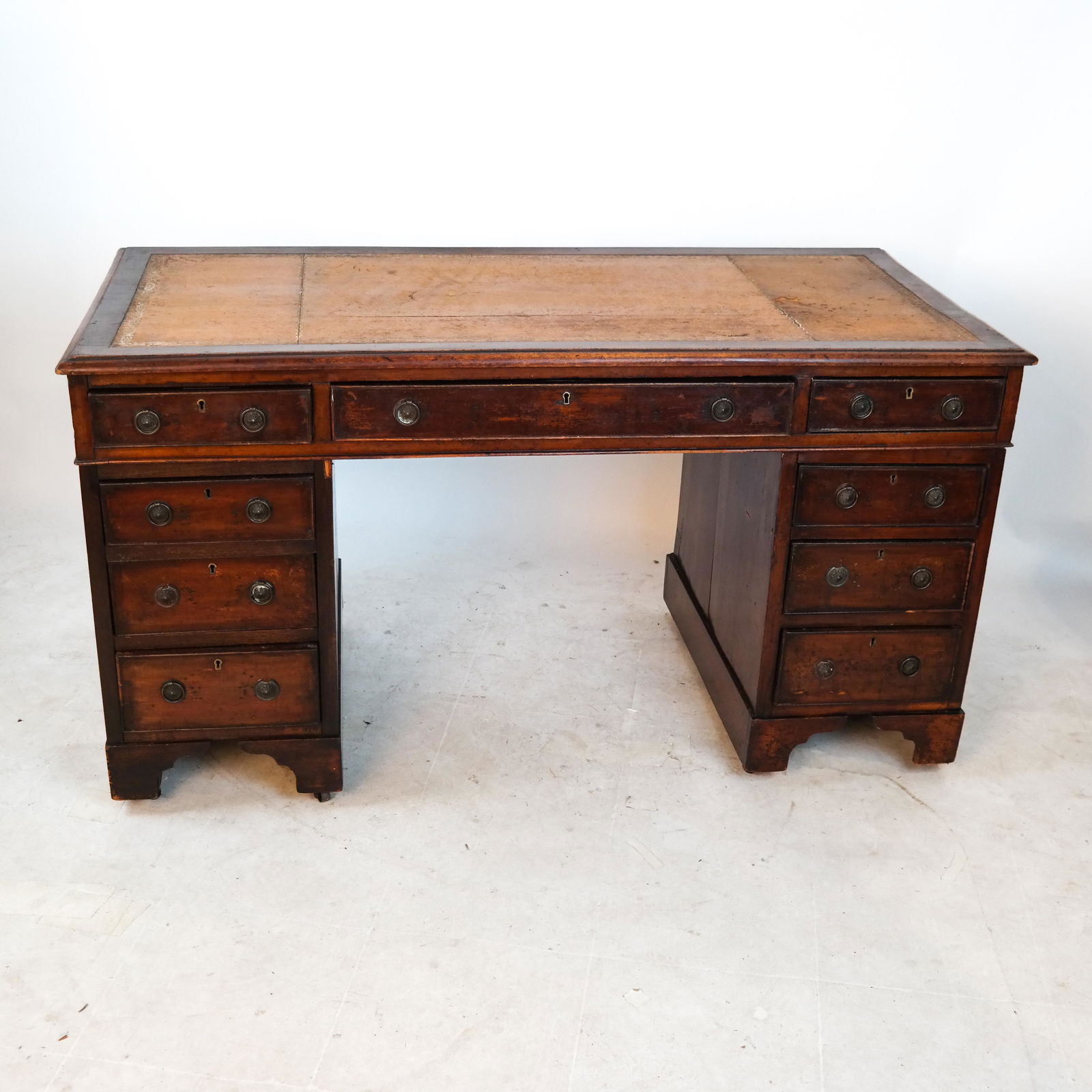 English Three-Section Partner Desk (1 of 12)