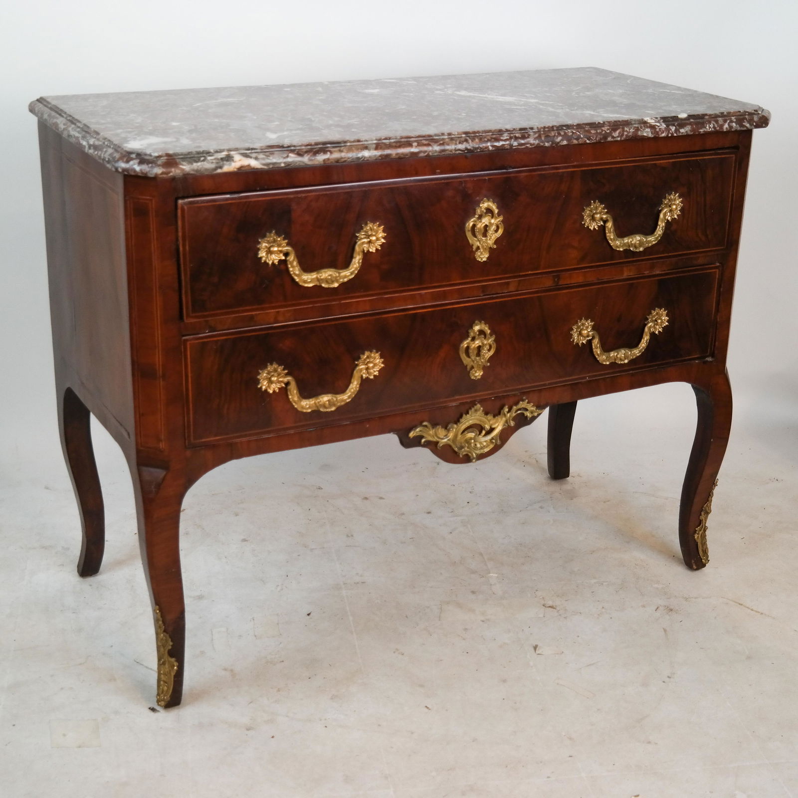 French Mahogany Ormolu-Mounted Commode (1 of 9)