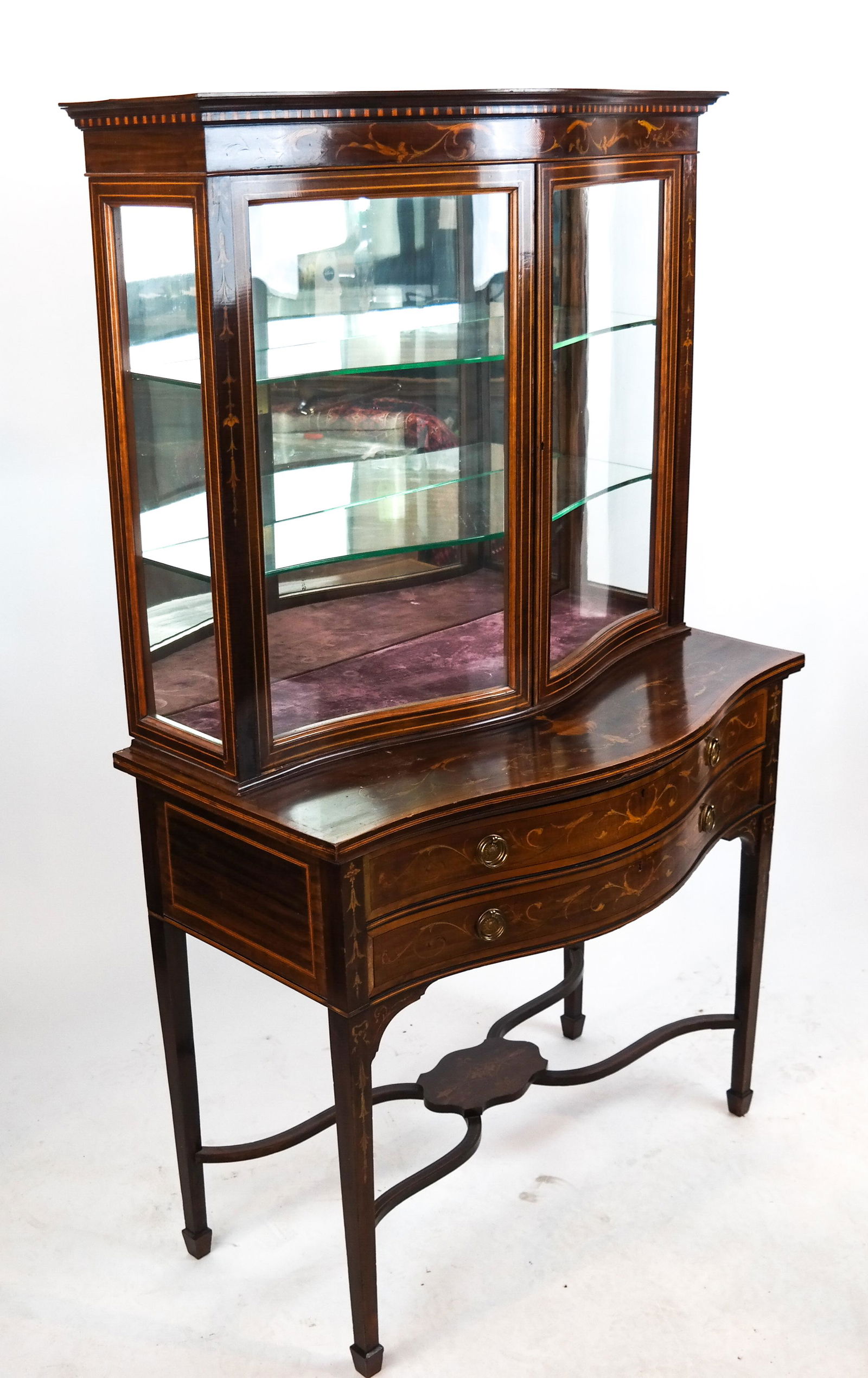 Antique Adam-Style Vitrine (1 of 8)