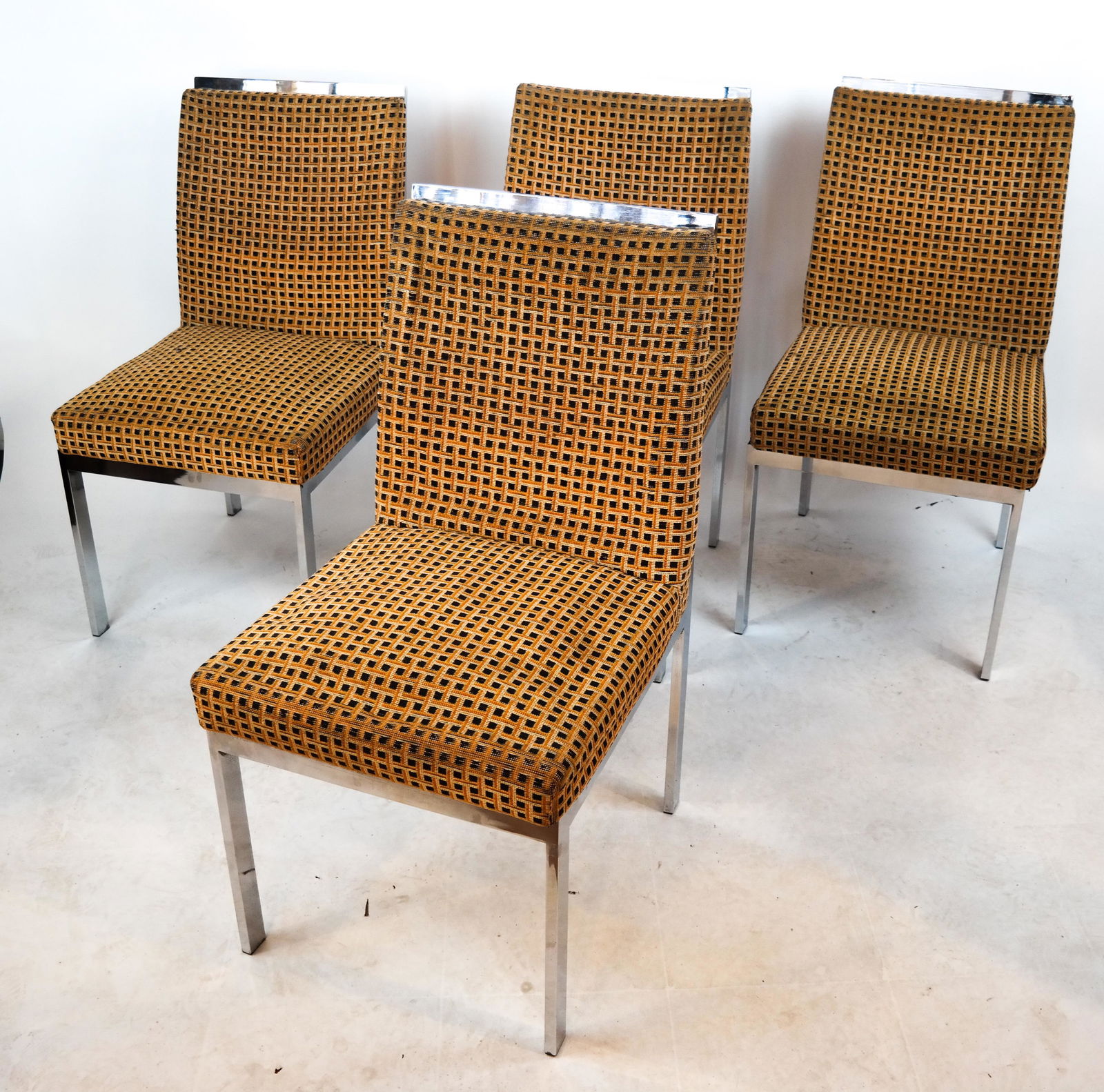 Manner of Vladimir Kagan - 4 Chrome Chairs (1 of 5)