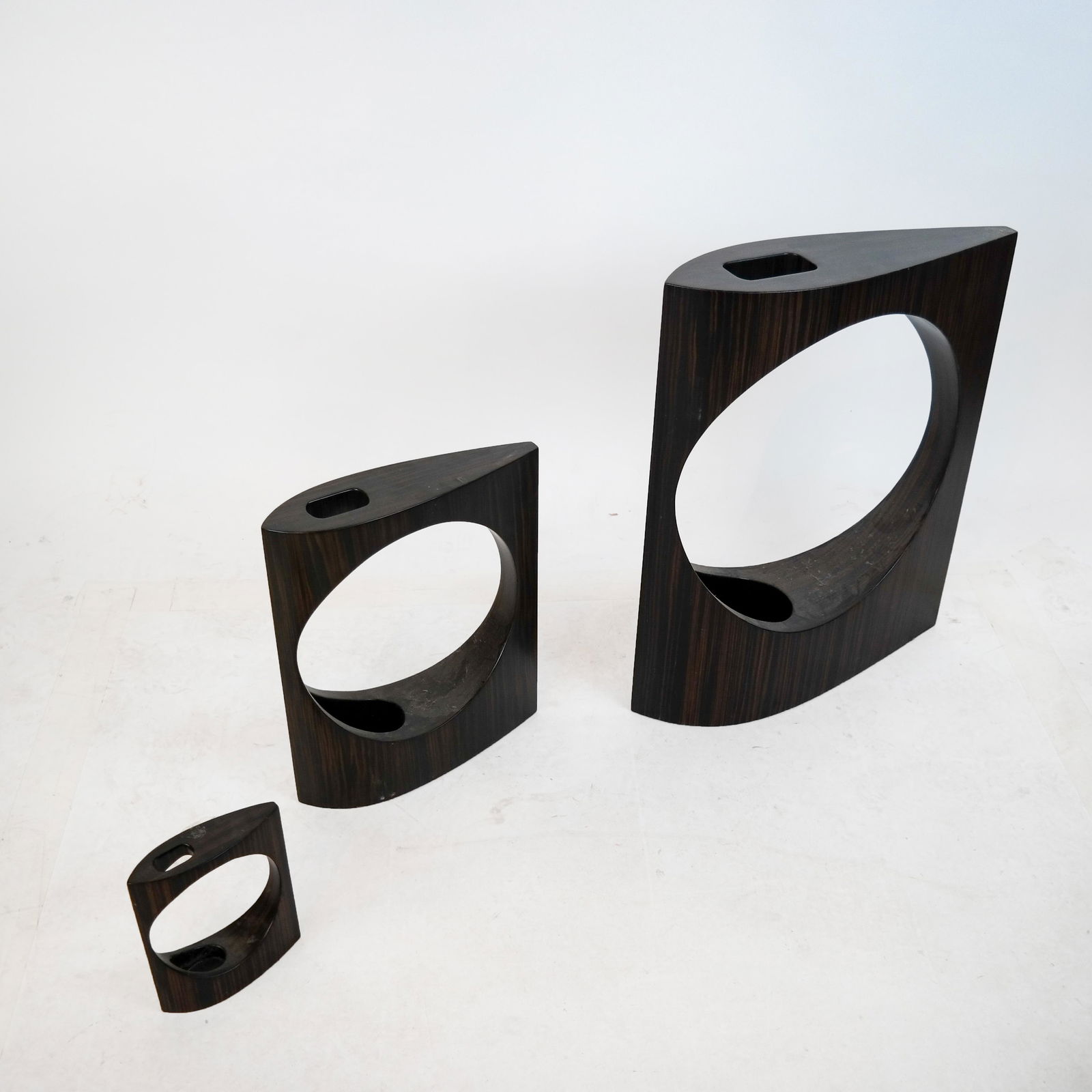 Three-Piece Wooden Sculpture Suite (1 of 10)