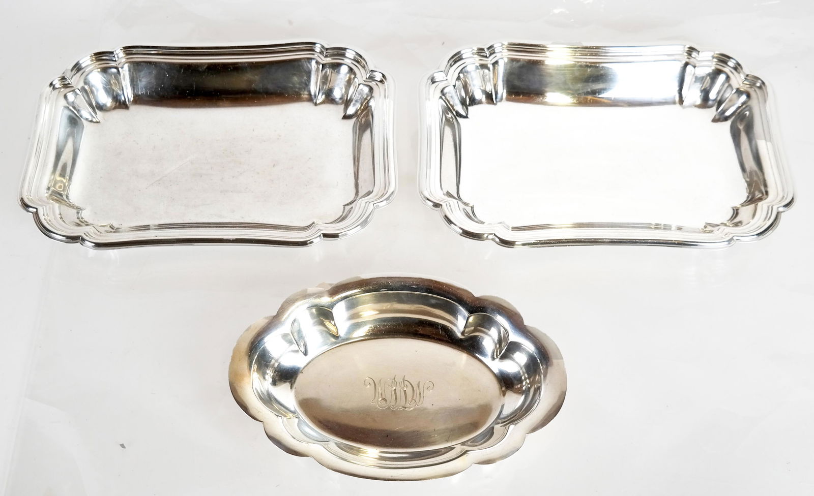 1 Sterling Silver & 2 Silver Plate Vegetable Bowls (1 of 1)