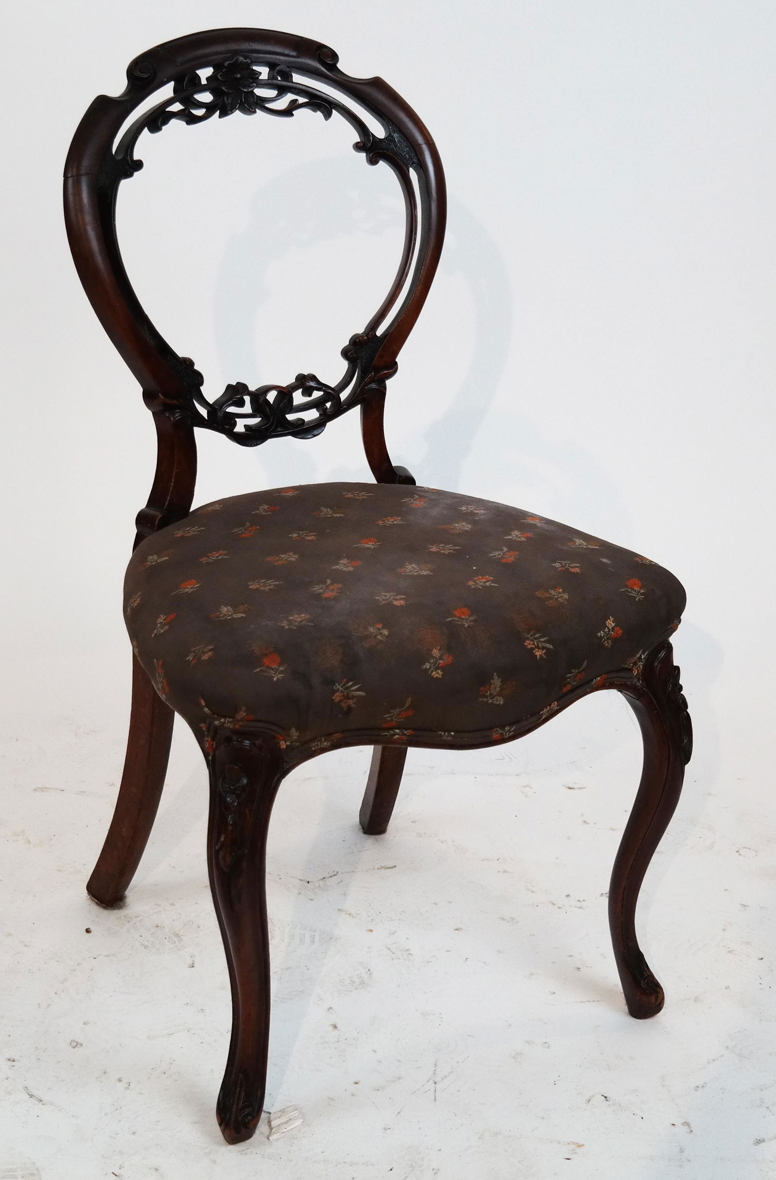 Victorian Balloon Open Back Side Chair (1 of 5)