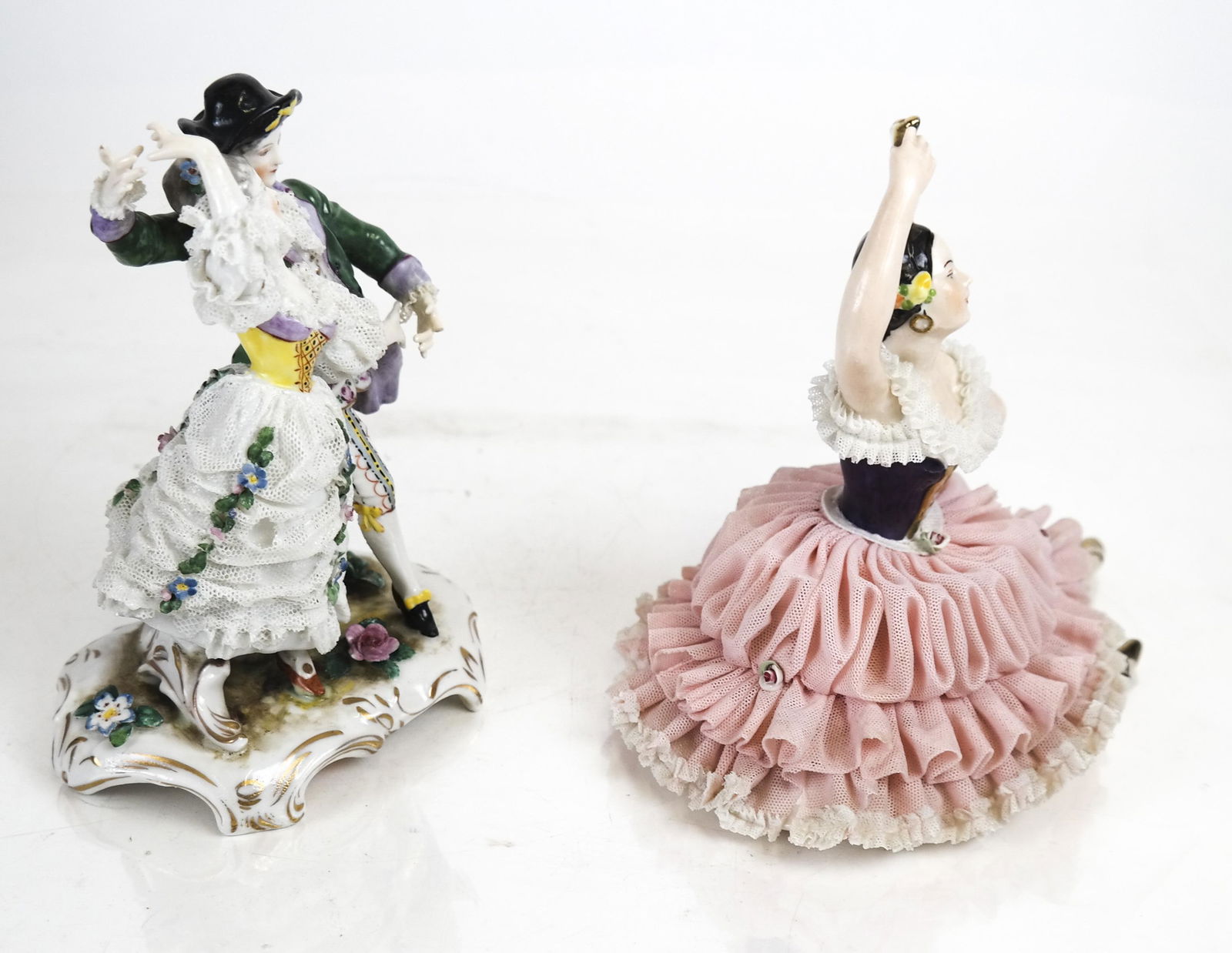 Two Porcelain Figures - Dresden & Capodimonte (1 of 8)