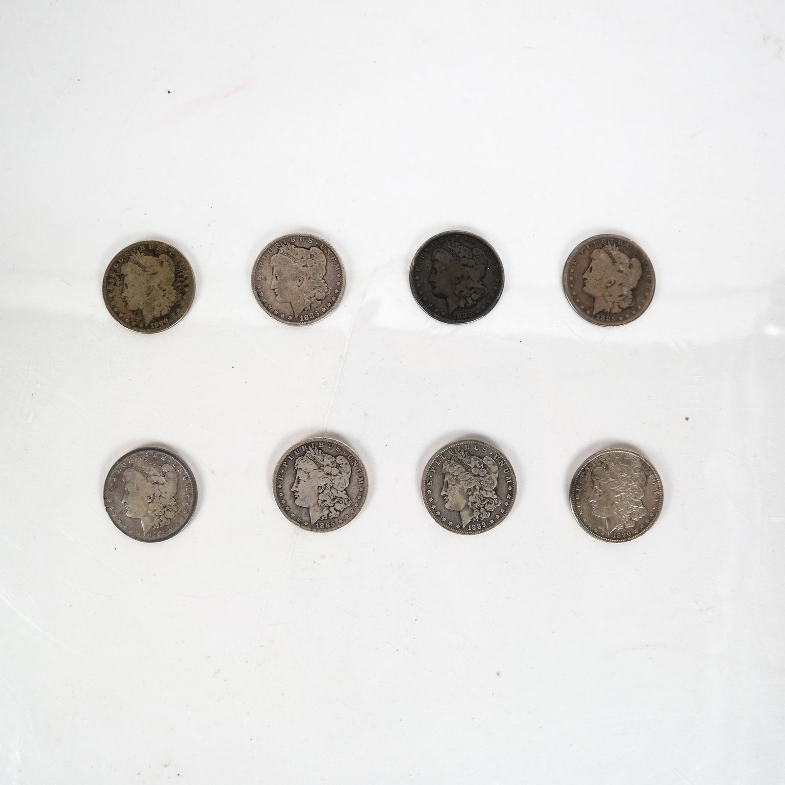 8 Morgan Silver Dollars (1 of 9)