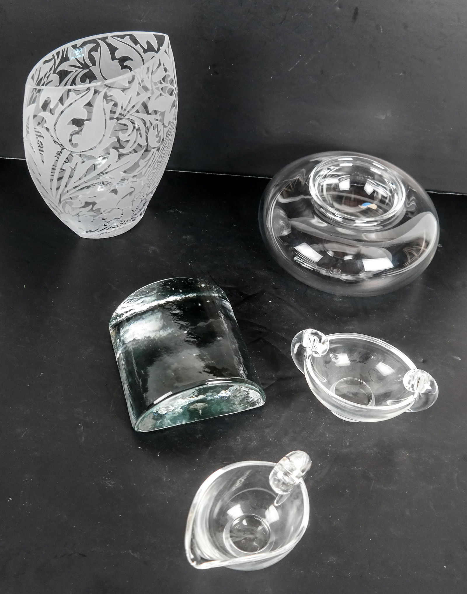 5 Crystal Articles, Including Steuben (1 of 13)