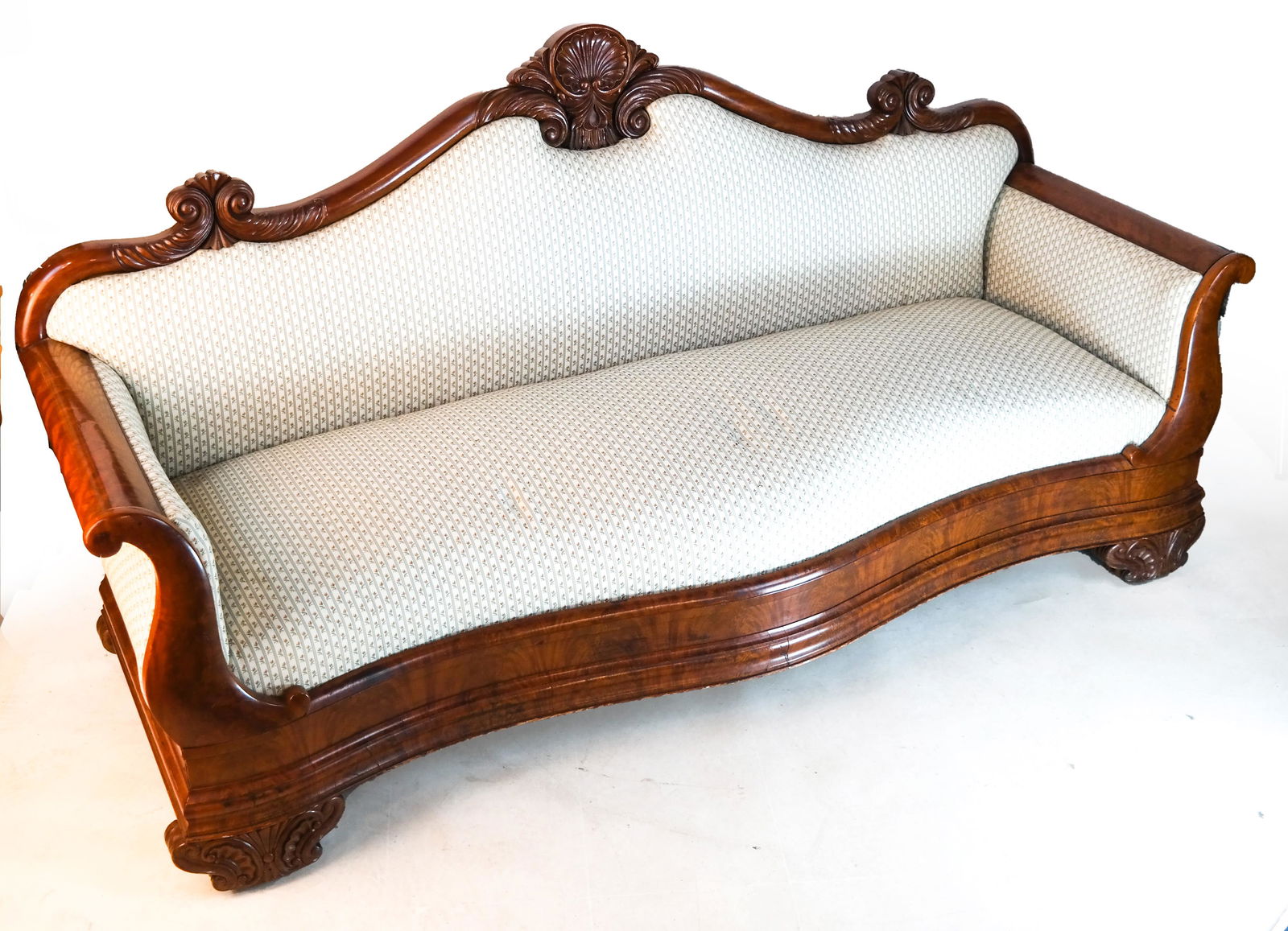 American Empire-Style Mahogany Sofa (1 of 7)