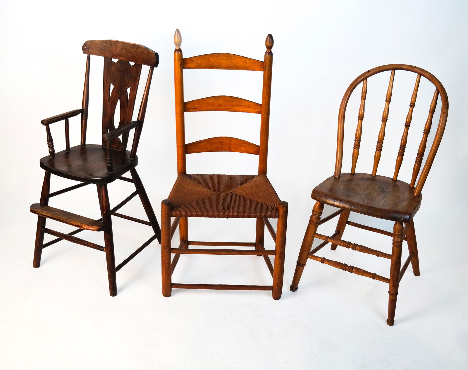3 American Wood Side Chairs (1 of 9)