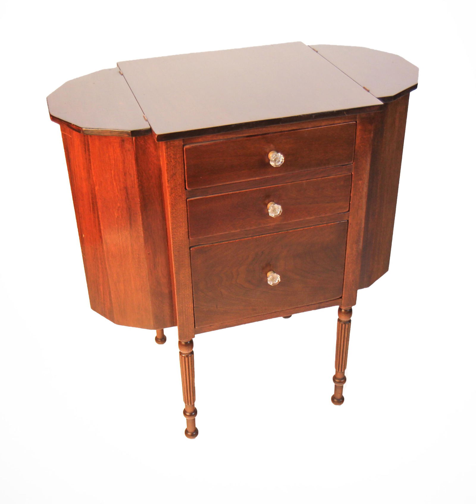 Mahogany Martha Washington Sewing Stand (1 of 7)