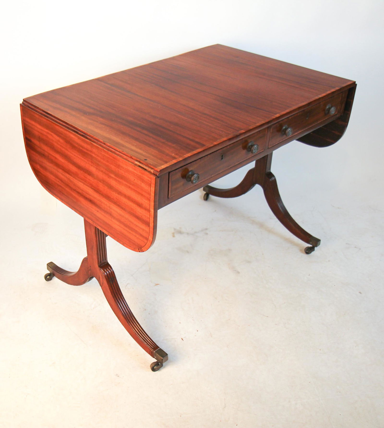 Regency Mahogany Drop Leaf Sofa Table (1 of 11)