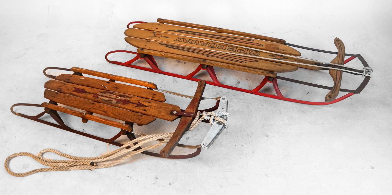Two Children's Sleds - Flexible Flyer and Speedway (1 of 11)