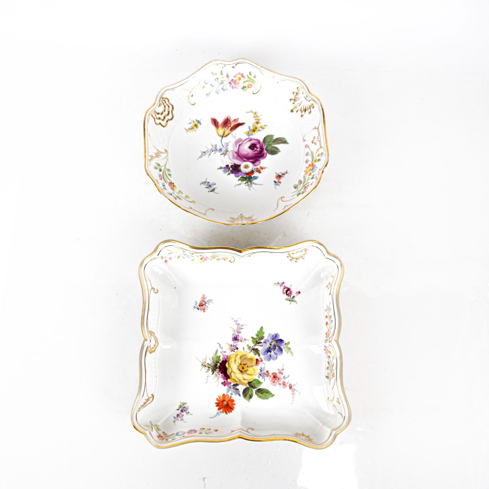 Two Meissen Floral Trays (1 of 5)