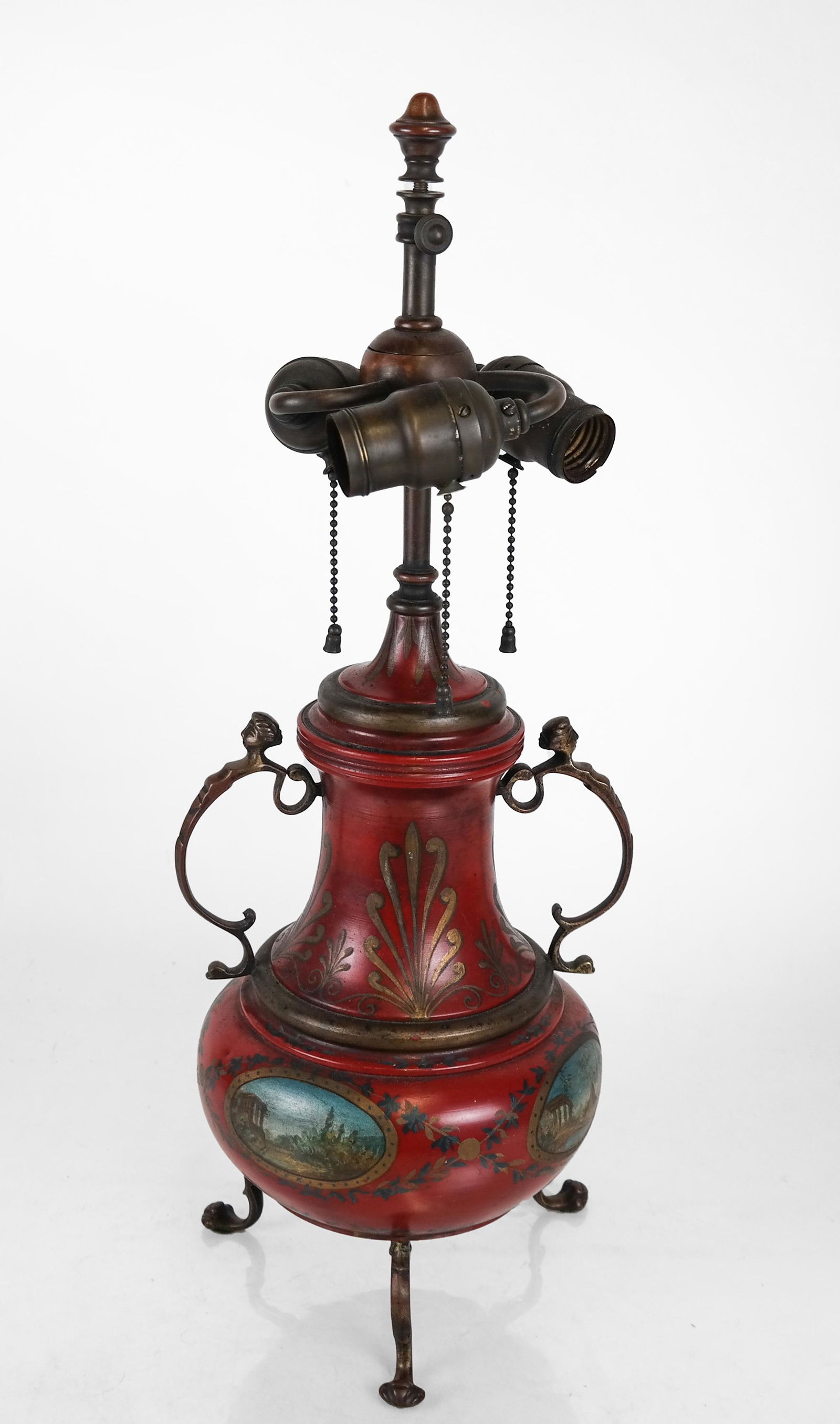 19th C. Tole Lamp (1 of 8)