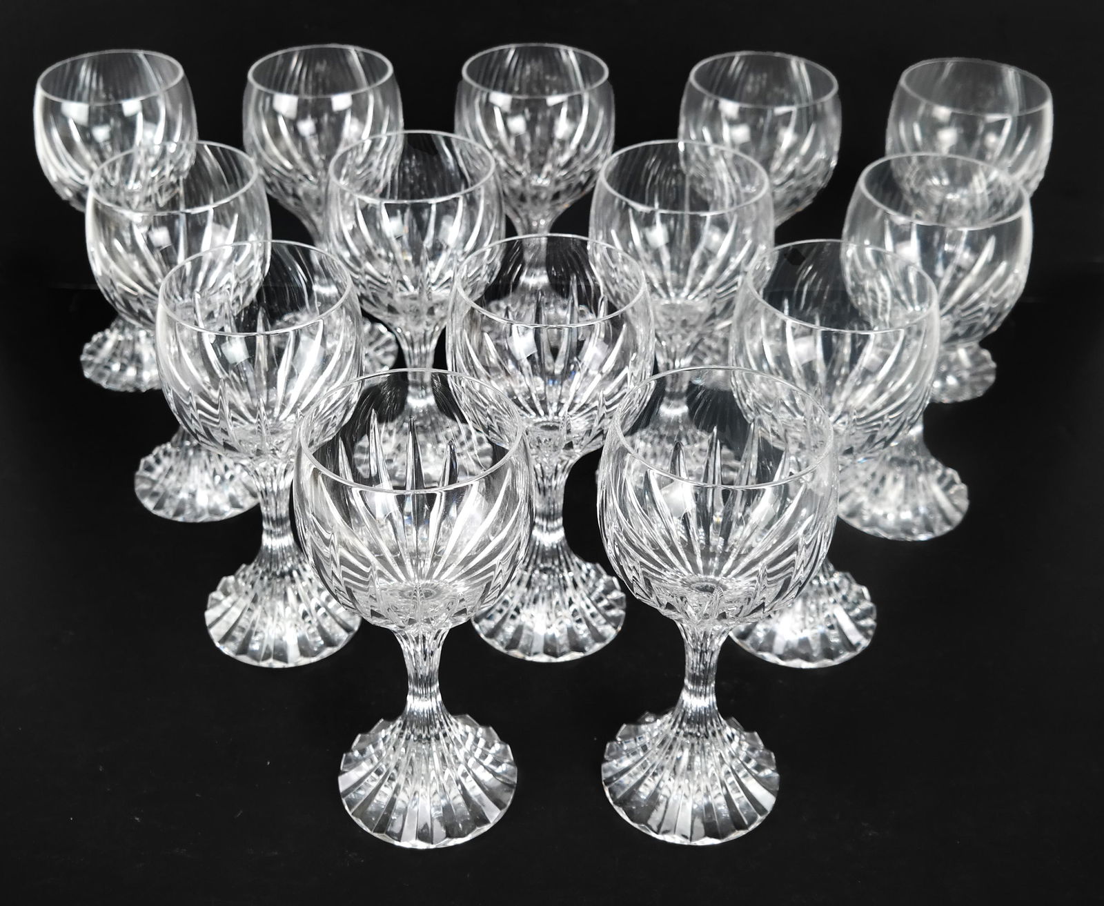 14 Baccarat "Massena" Crystal Stems (1 of 5)