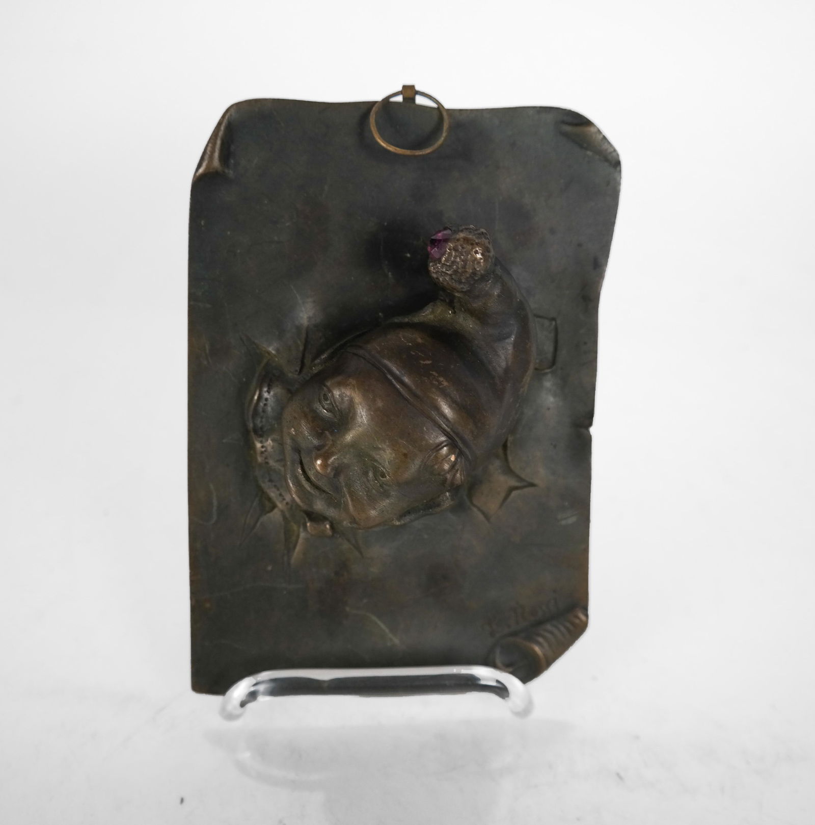 L. ROSSI: Jester - Bronze Wall Plaque (1 of 7)