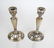 Pair Spanish Sterling Silver Candlesticks - 4