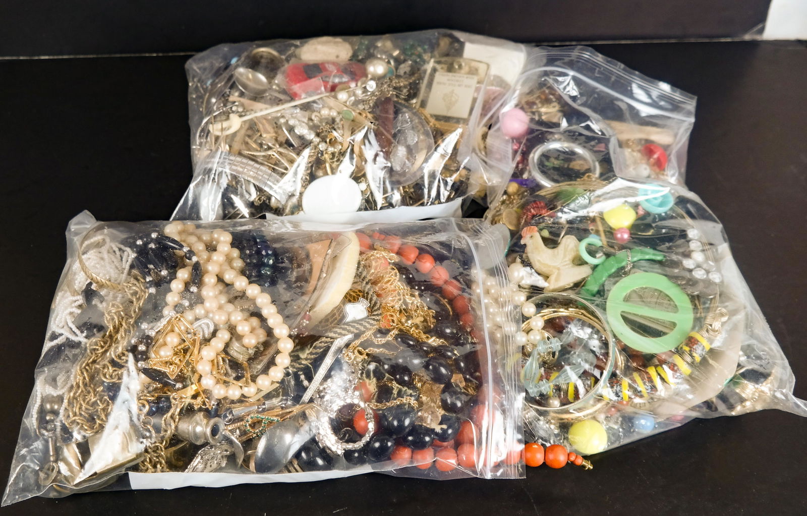 Three Bags Costume Jewelry (1 of 8)