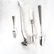 5 Silver Plate Service Items, Other - 5
