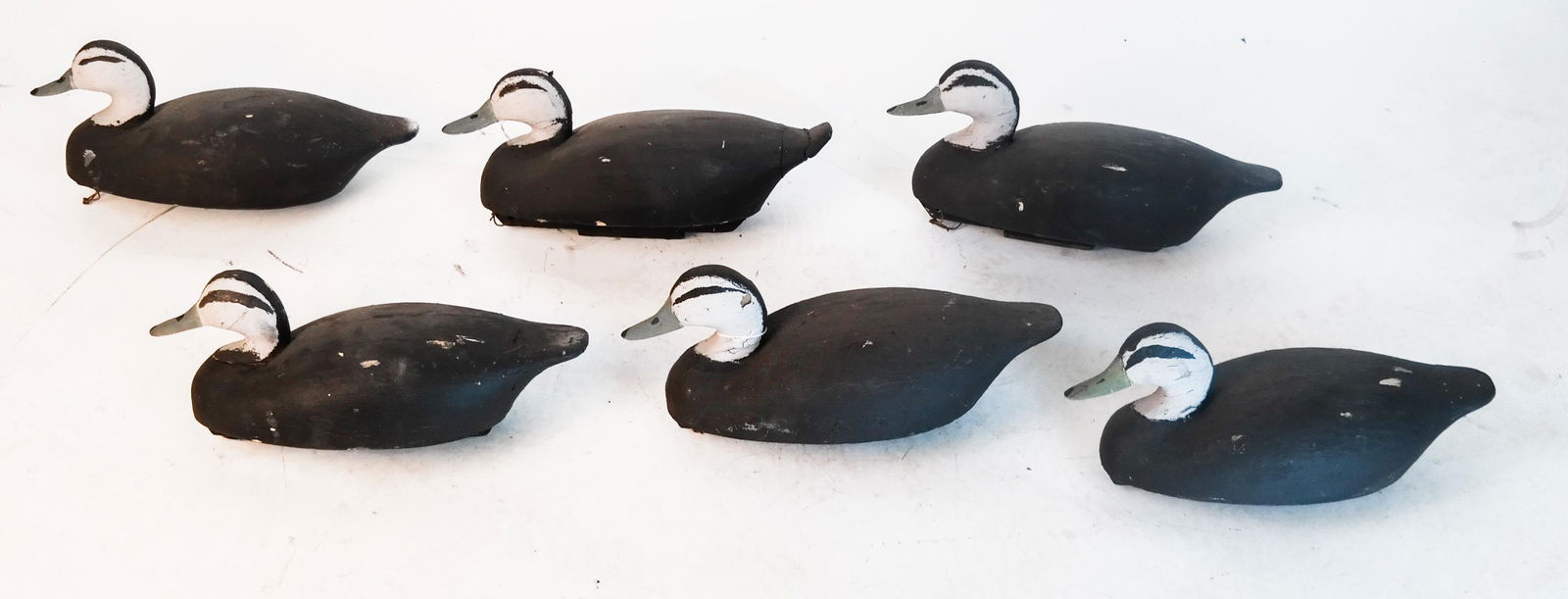 Lot of 6 Wildfowler Black Duck Decoys (1 of 6)