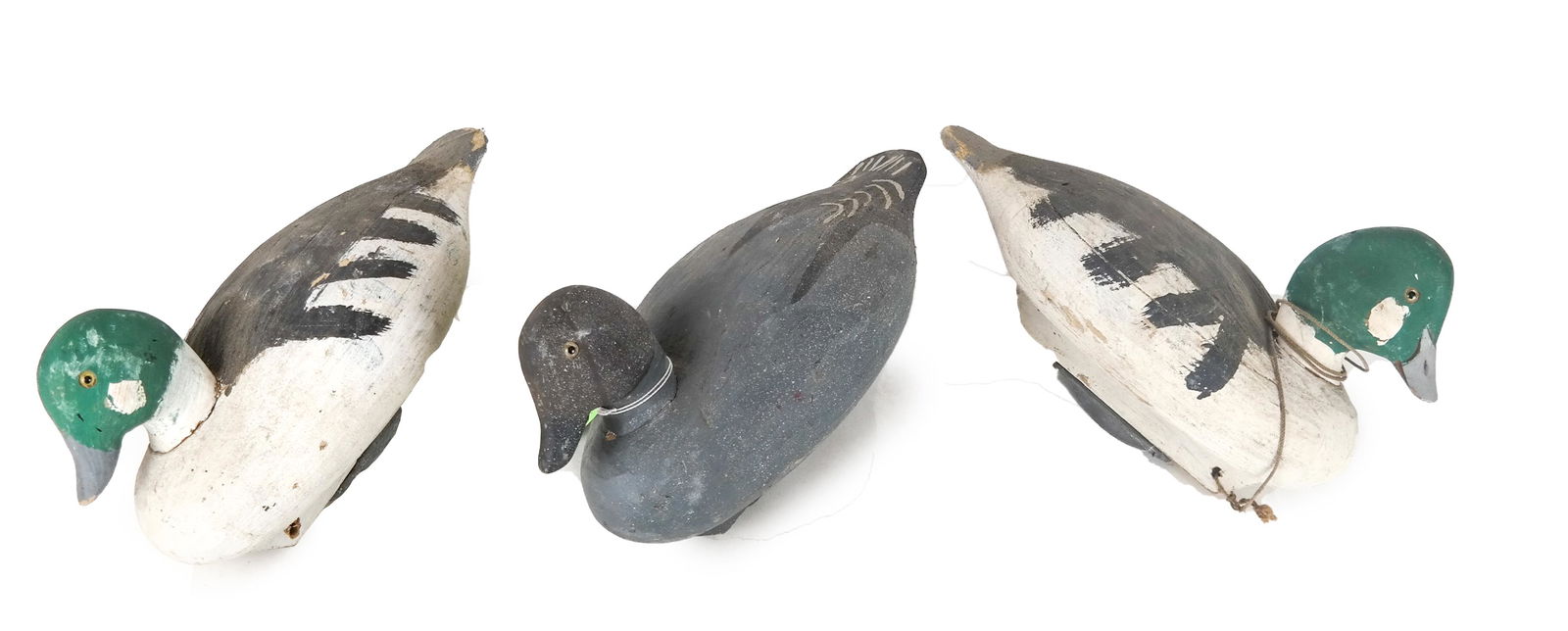 Lot of 3 Goldeneye Wood Decoys (1 of 10)