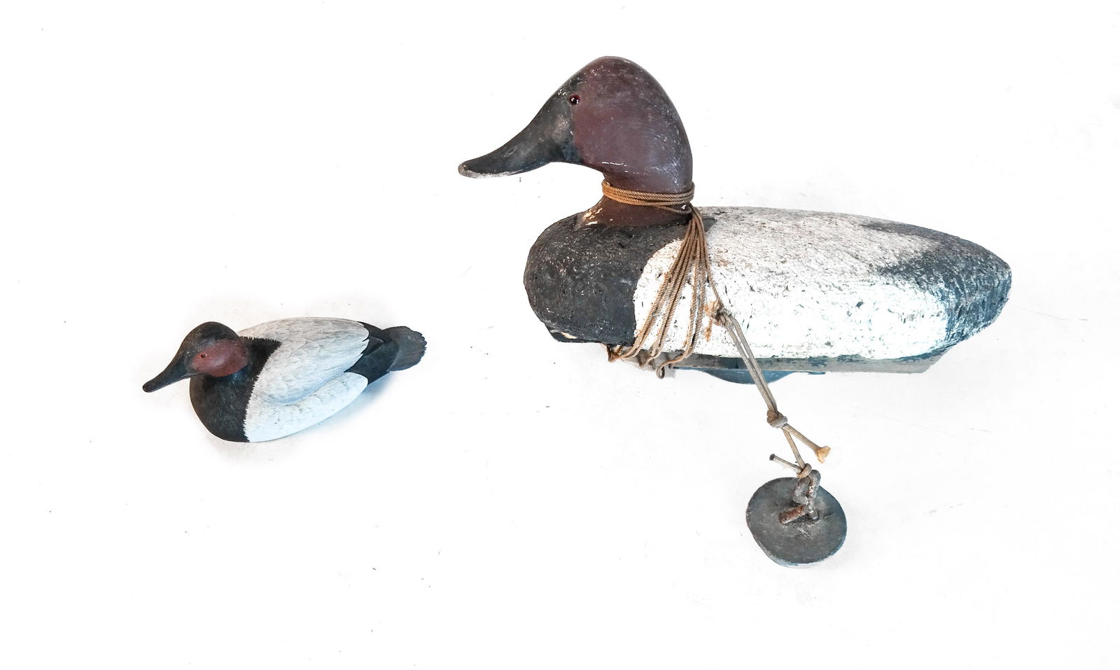 Canvasback Decoy and Decorative Miniature (1 of 7)