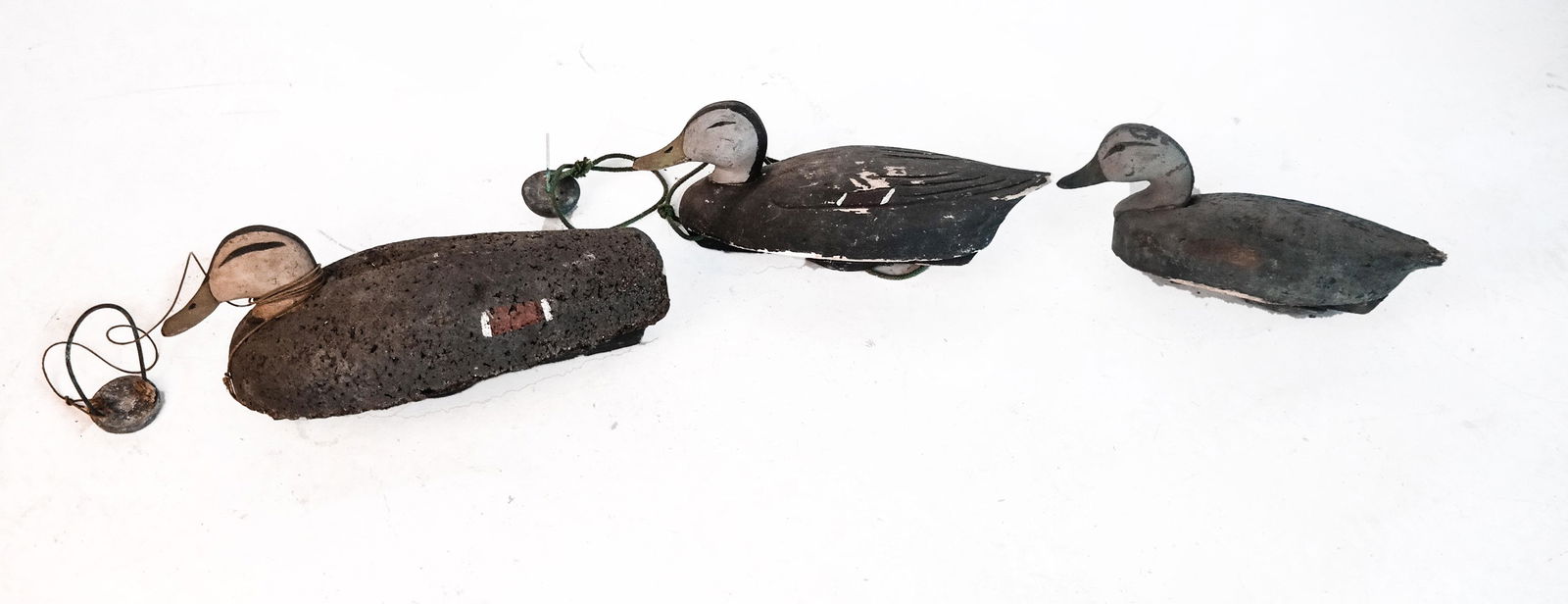 Lot of 3 Black Duck Decoys (1 of 9)