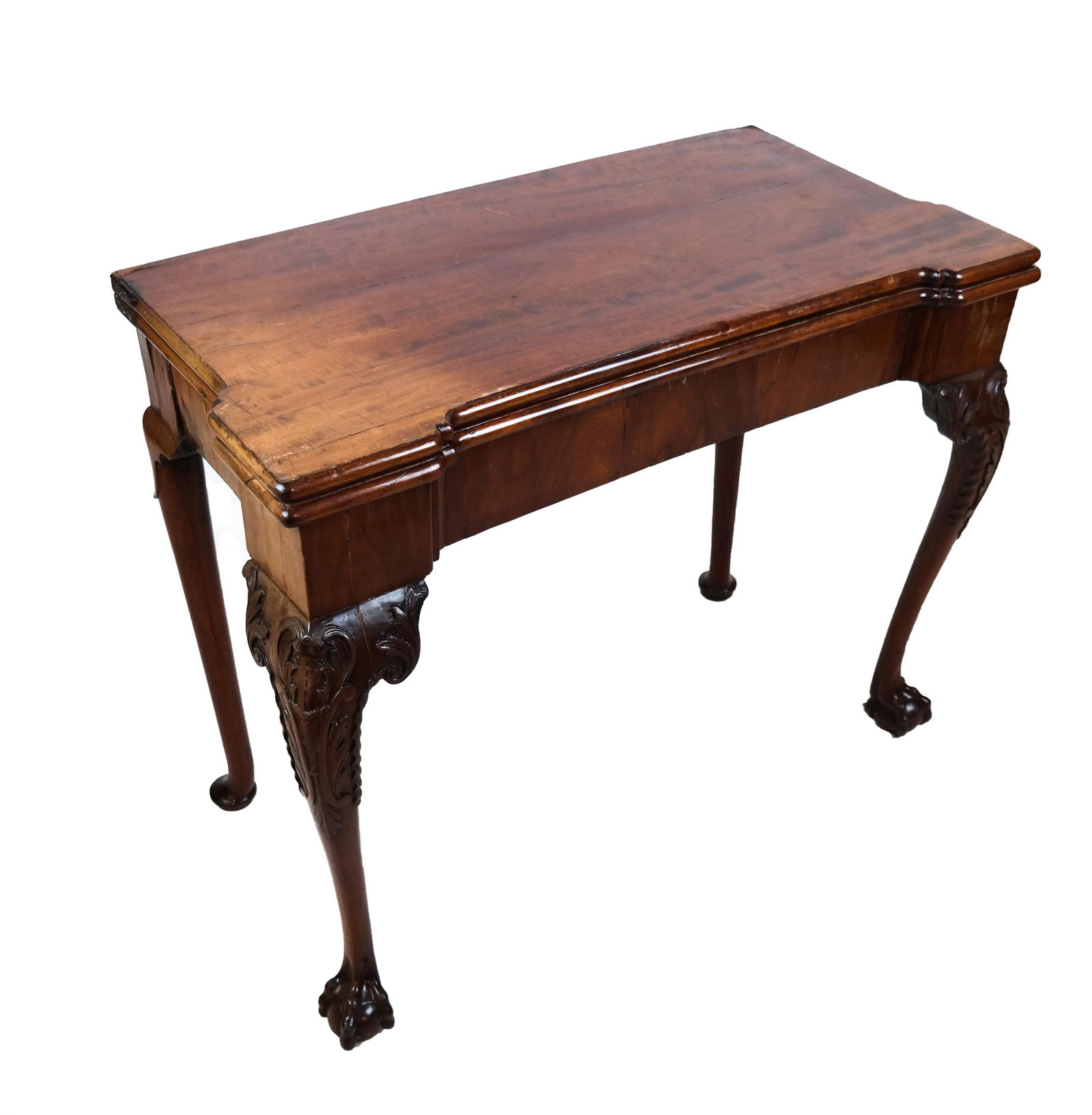 18th C. Mahogany Folding Game Table (1 of 15)