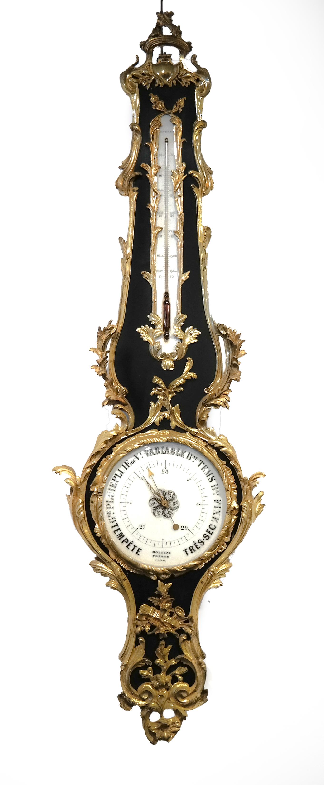 Belle Epoch Barometer by Molteni Freres, Paris (1 of 6)