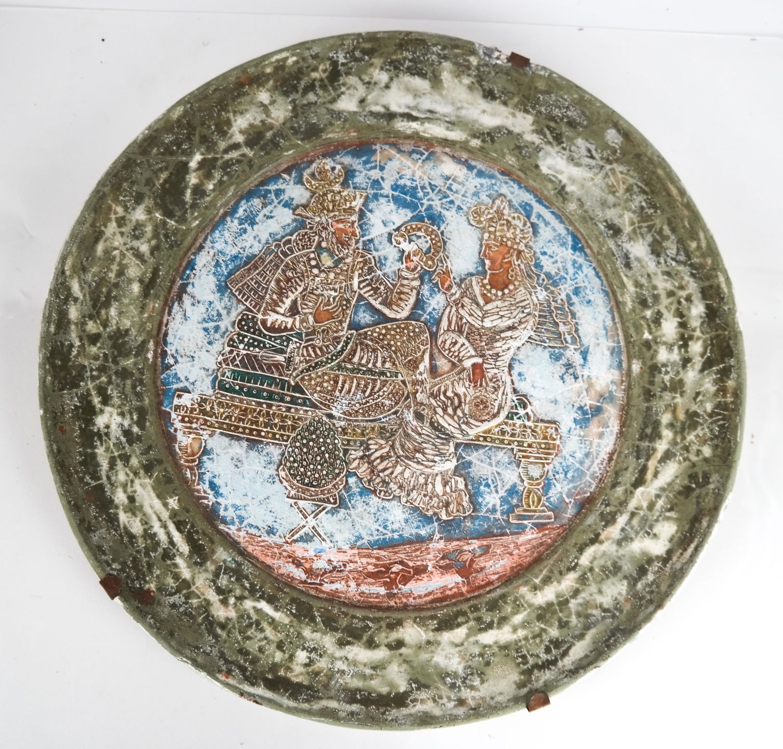 Irving Manoir Etruscan Couple Charger (1 of 4)