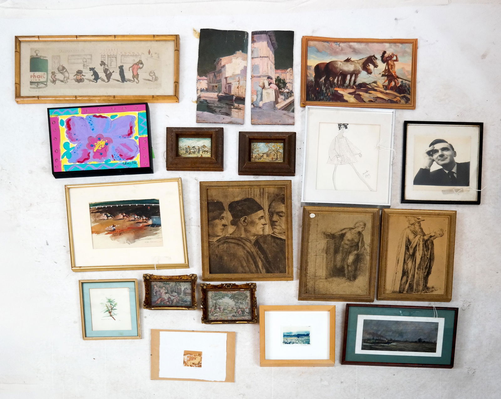 Box Lot of Art - Prints, Original Works (1 of 10)