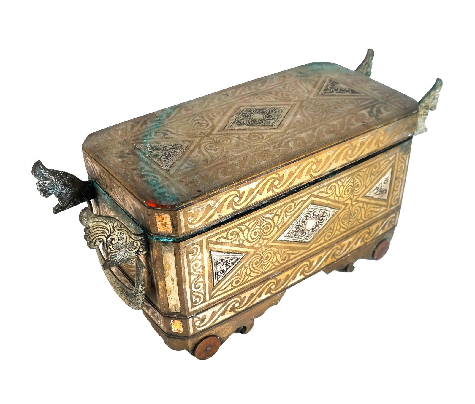 Islamic Brass Tea Caddy (1 of 12)