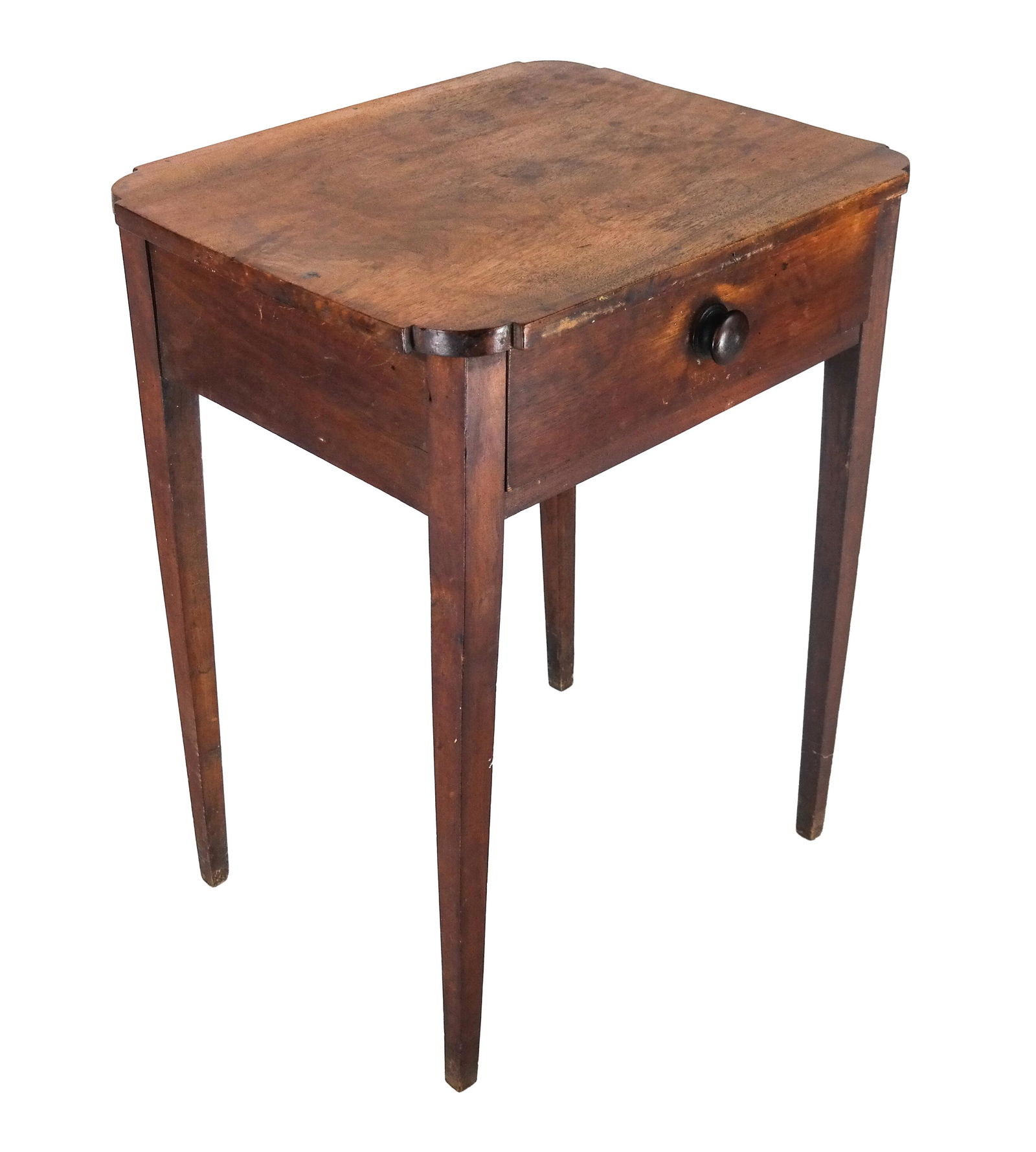 Mahogany One-Drawer Side/End Table (1 of 7)
