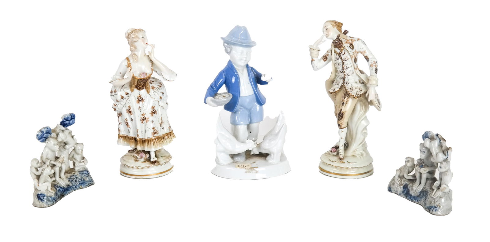 Five Porcelain Figurines (1 of 15)