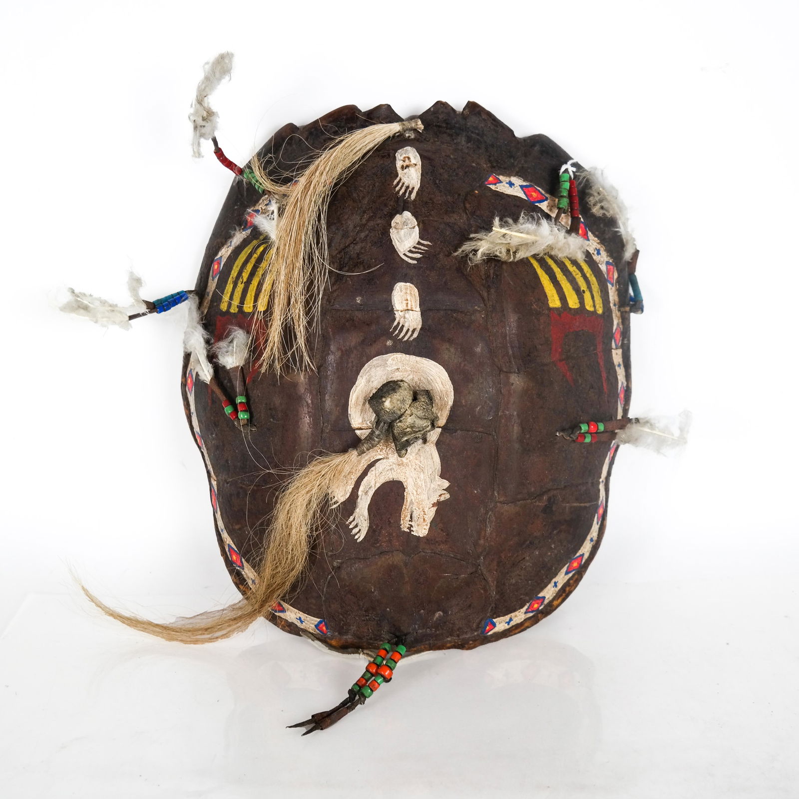 Native American Faux Turtle Shell Talisman (1 of 3)