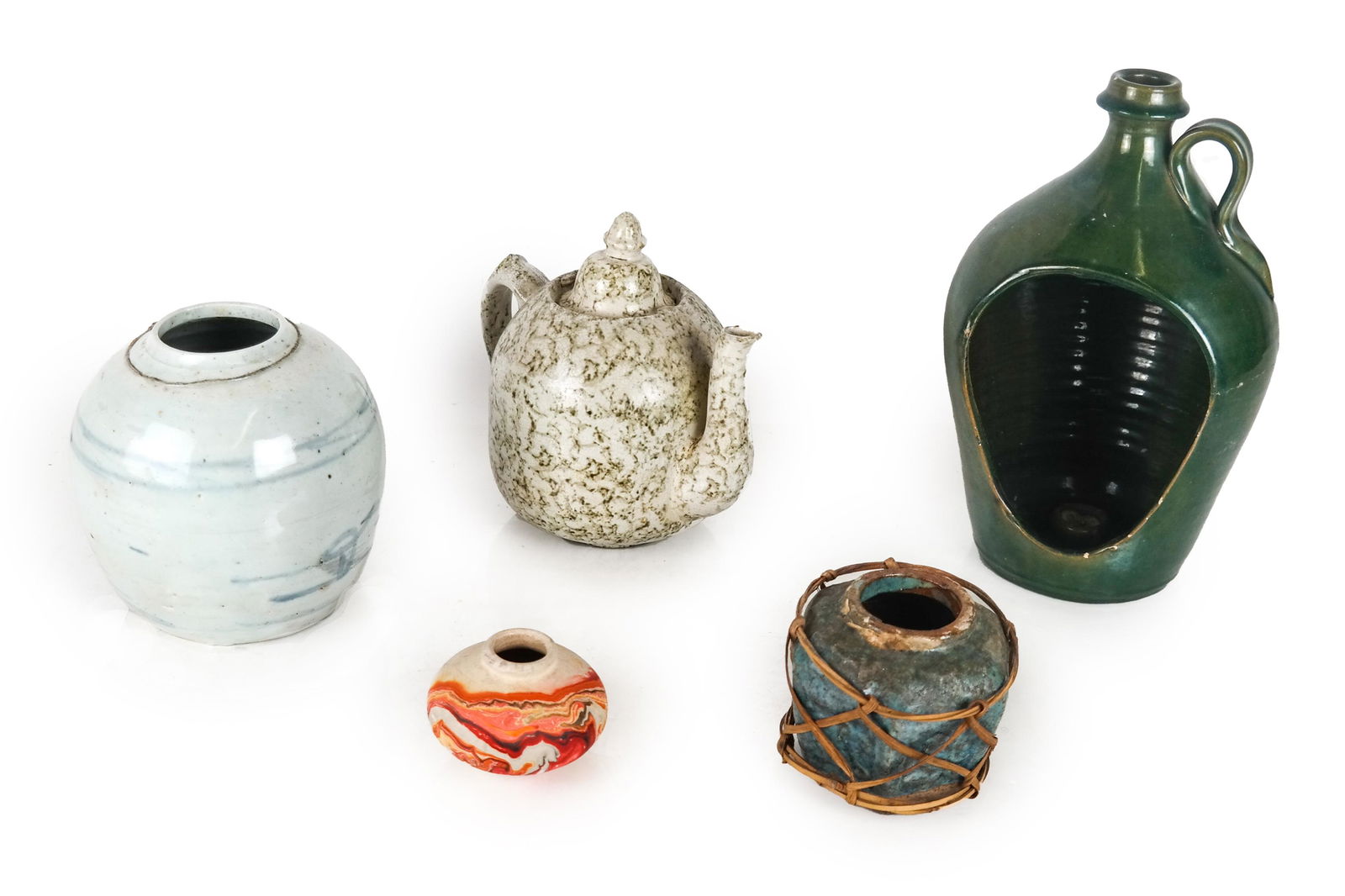 Five Modern Pottery Vessels (1 of 10)