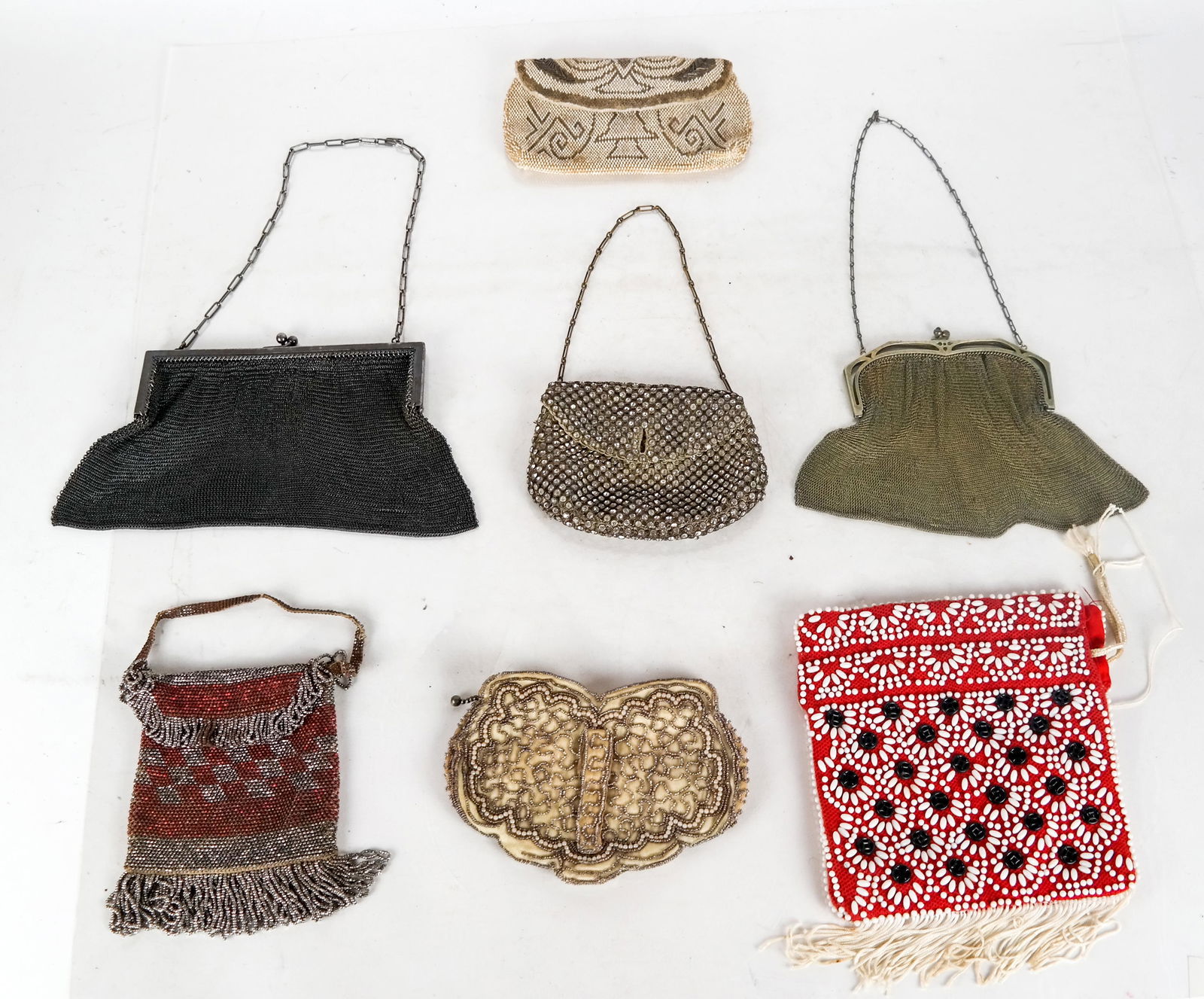 Group of Six Beaded Bags (1 of 8)