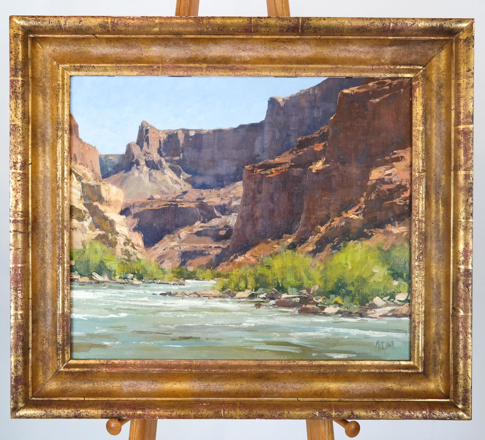 Matt SMITH: "Within the Canyon" - Oil on Canvas (1 of 5)