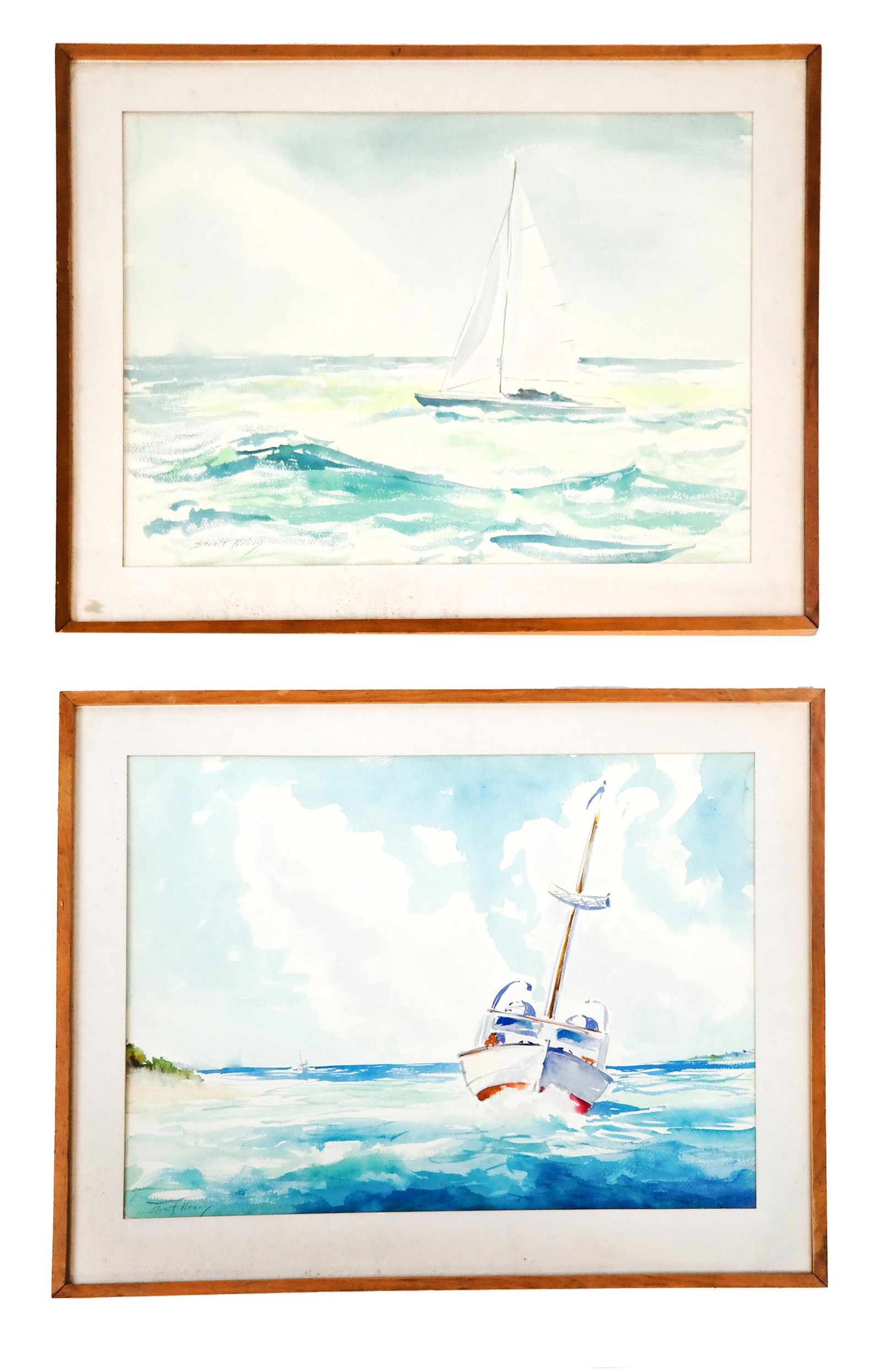 Stuart HENRY: Two Boating Scenes (1 of 7)
