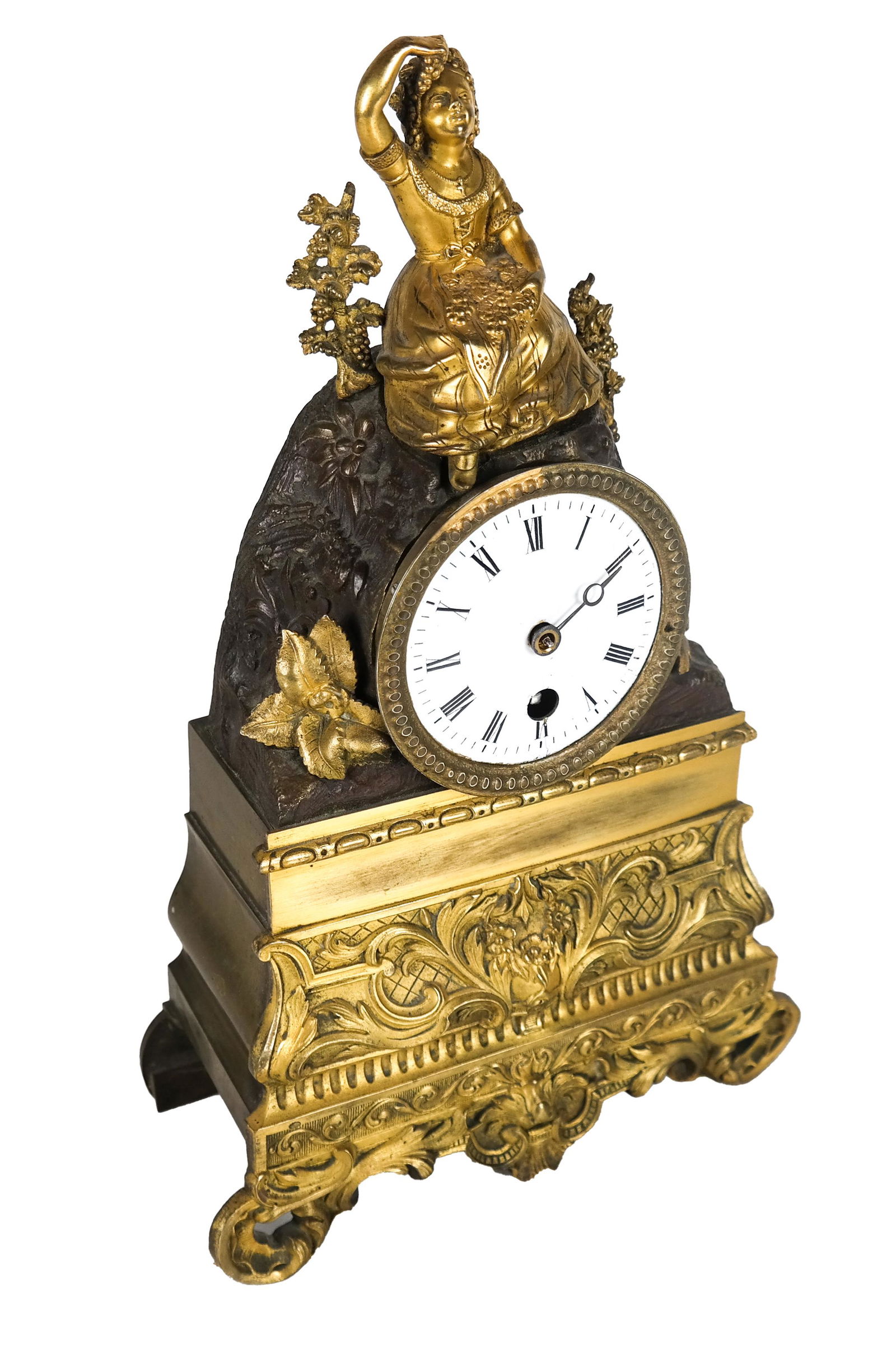 Patinated Bronze Empire Clock (1 of 7)