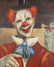 Portrait of Two Circus Clowns - Oil on Canvas - 2