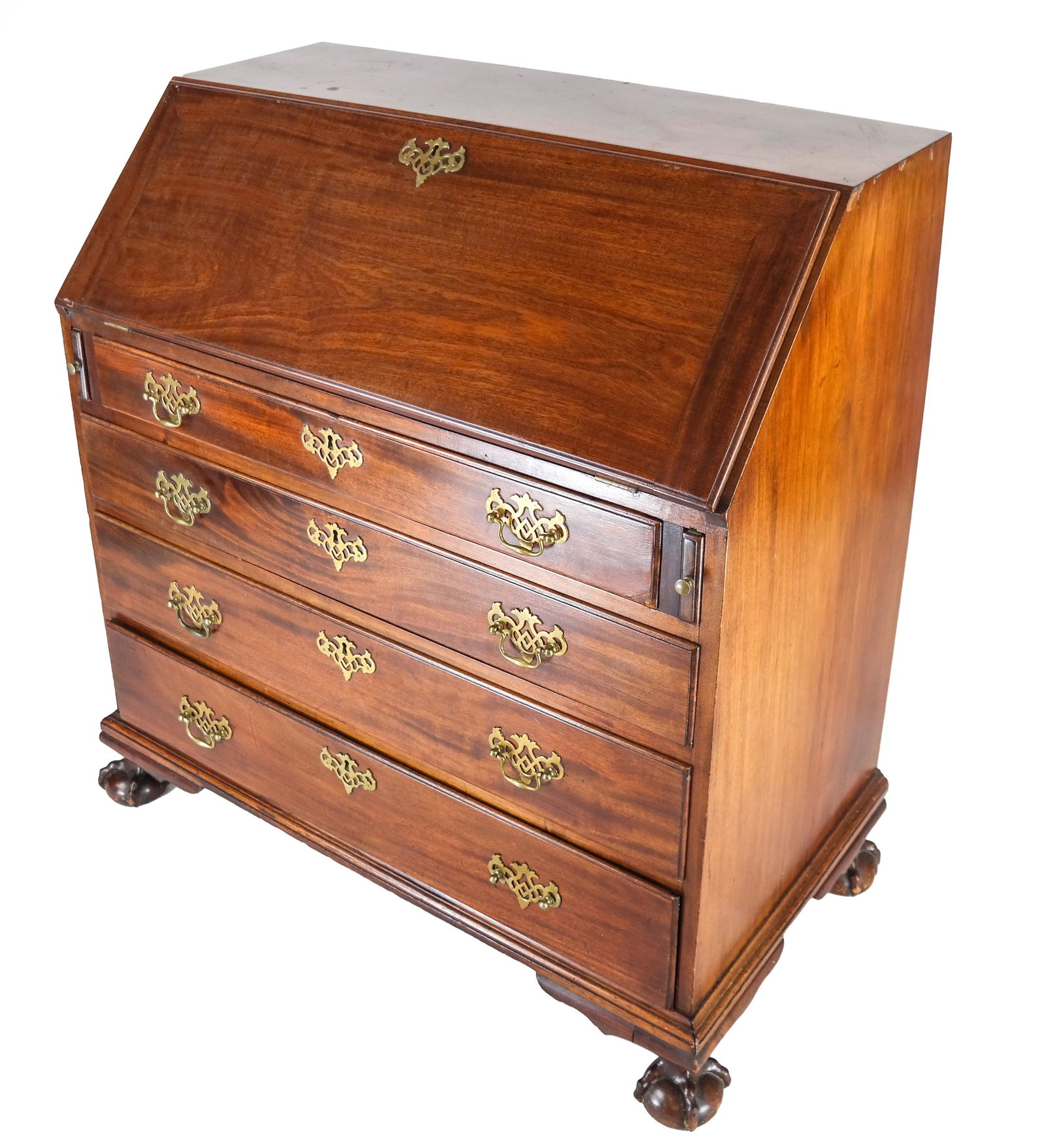 19th C. English Slant Lid Fitted Desk (1 of 11)