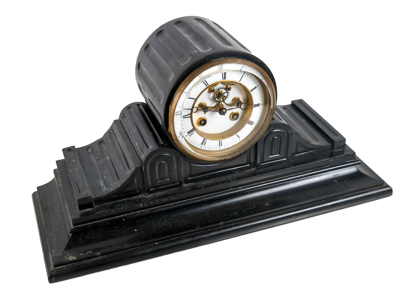 French Marble Mantel Clock (1 of 8)
